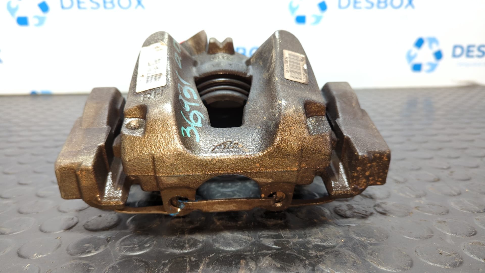 Recambio de PINZA DE FRENO DELANTERA DERECHA para CITROEN GRAND C4 SPACETOURER B 1.5 HDI YH01 referencia OEM IAM 9807197380 - AZUL 3