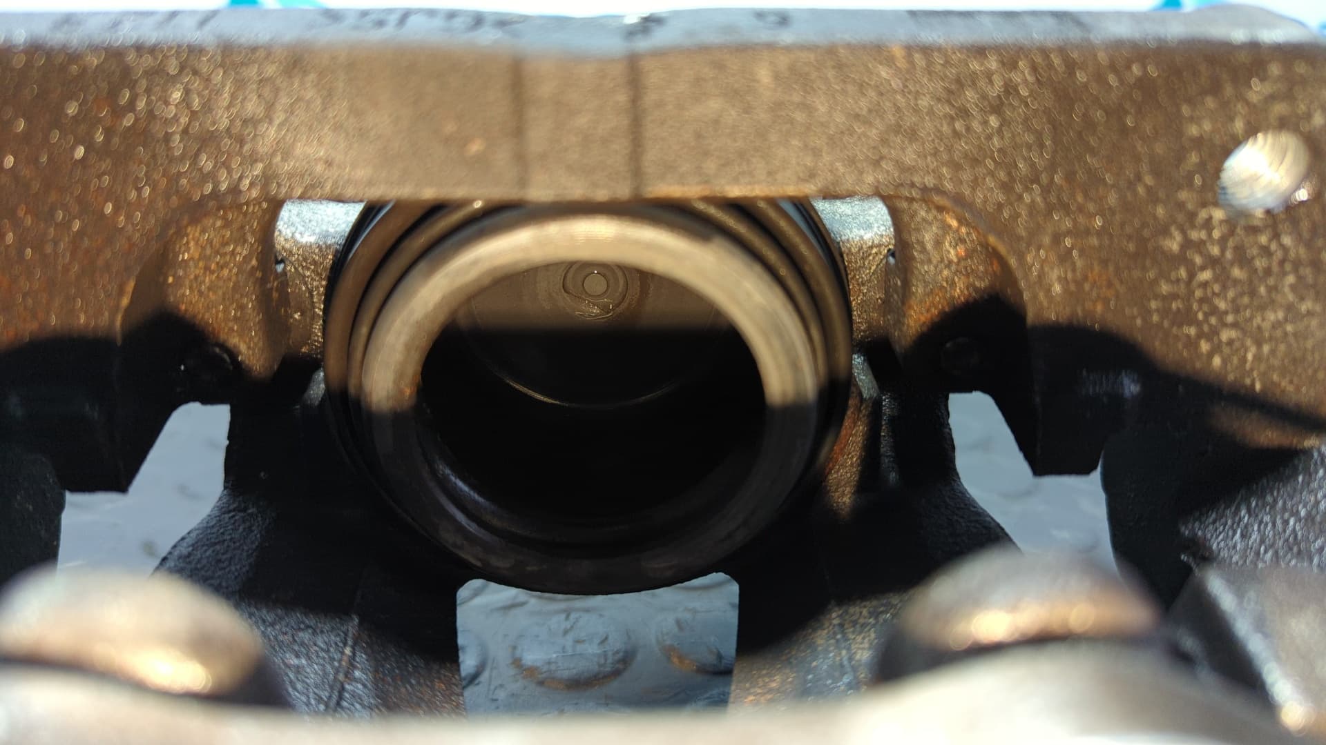 Recambio de PINZA DE FRENO DELANTERA DERECHA para CITROEN GRAND C4 SPACETOURER B 1.5 HDI YH01 referencia OEM IAM 9807197380 - AZUL 2