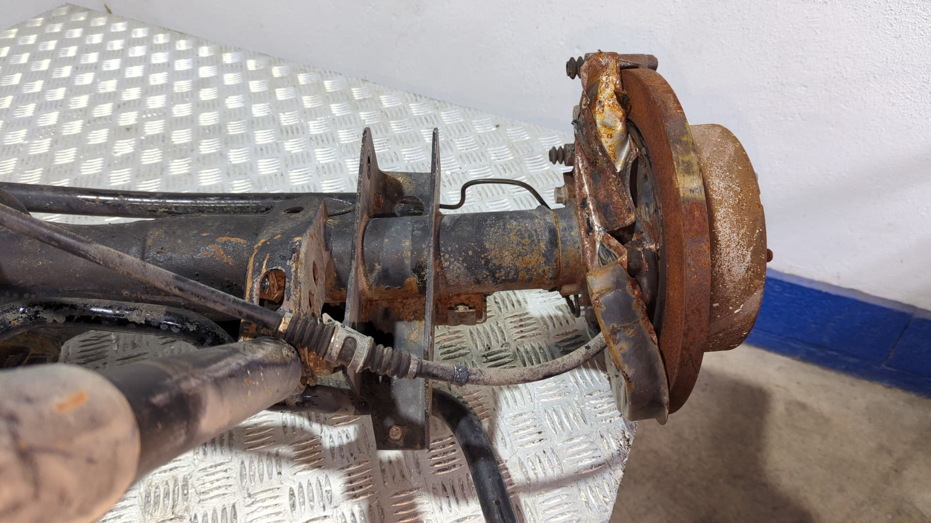 Recambio de PUENTE TRASERO para MITSUBISHI GALLOPER (HYUNDAI) 2.5 Turbodiesel 4D56 referencia OEM IAM G5S - AZUL 6