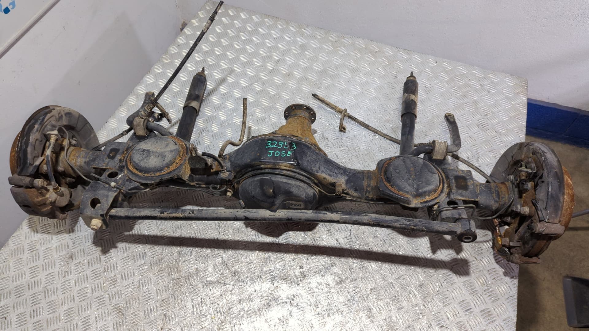 Recambio de PUENTE TRASERO para MITSUBISHI GALLOPER (HYUNDAI) 2.5 Turbodiesel 4D56 referencia OEM IAM G5S - AZUL 7
