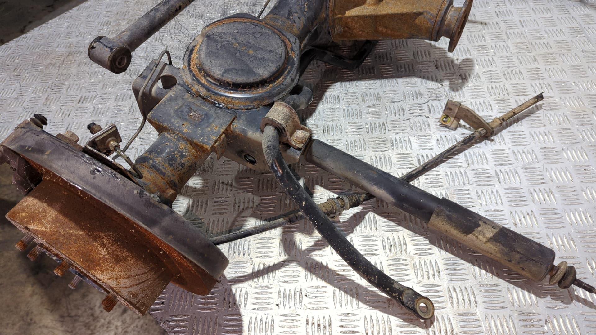 Recambio de PUENTE TRASERO para MITSUBISHI GALLOPER (HYUNDAI) 2.5 Turbodiesel 4D56 referencia OEM IAM G5S - AZUL 4