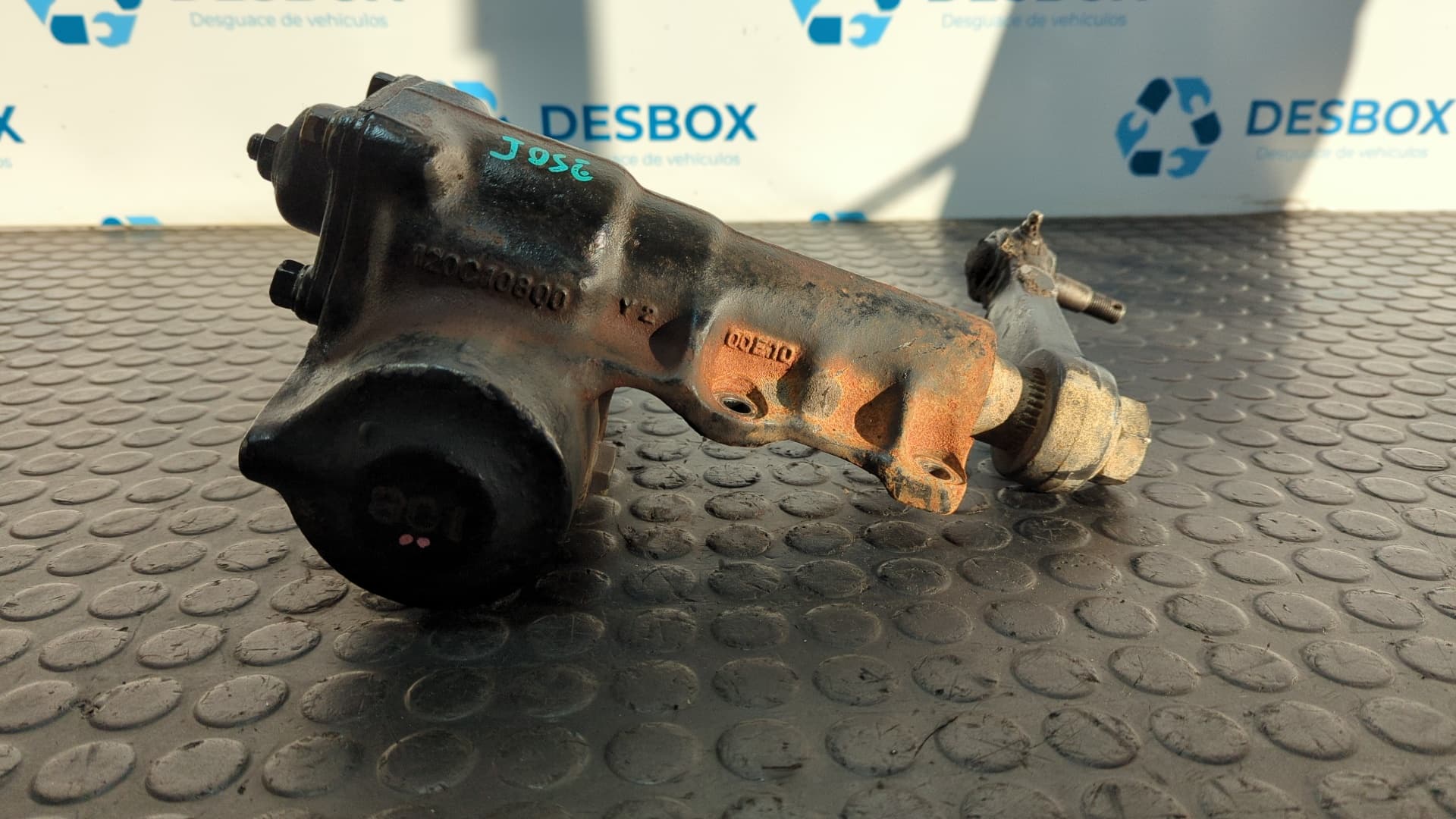Recambio de CAJA DIRECCION para MITSUBISHI GALLOPER (HYUNDAI) 2.5 Turbodiesel 4D56 referencia OEM IAM 120C10800 - AZUL