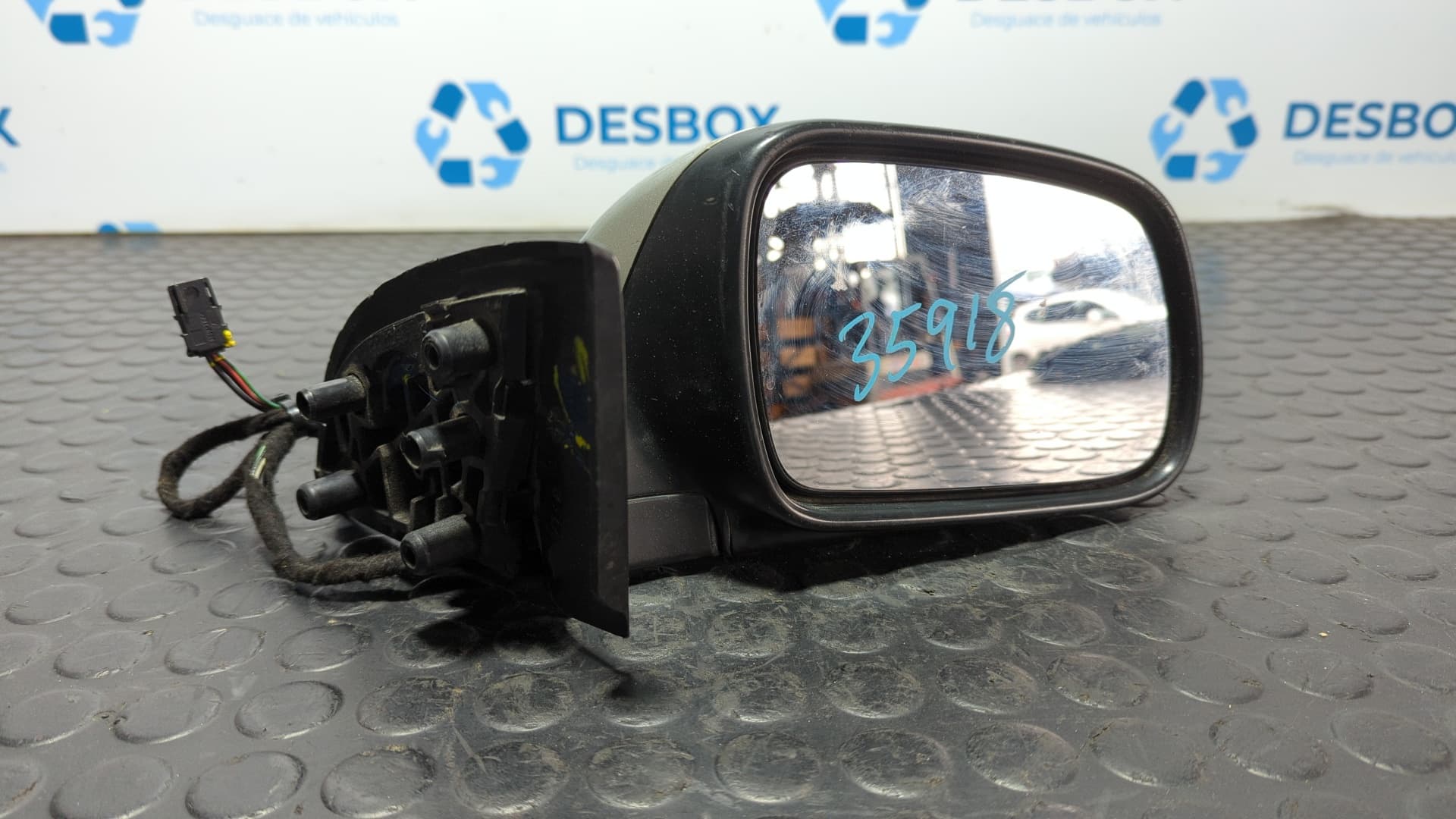 Recambio de RETROVISOR DERECHO para PEUGEOT 307 (S1) XR Clim Plus 9HX - GRIS