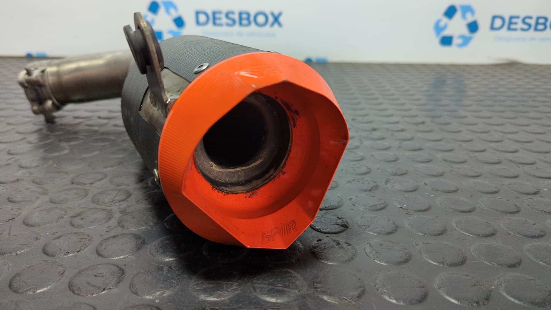 Recambio de TUBO ESCAPE TRASERO para KTM 125 DUKE * 125CC - GRIS 2