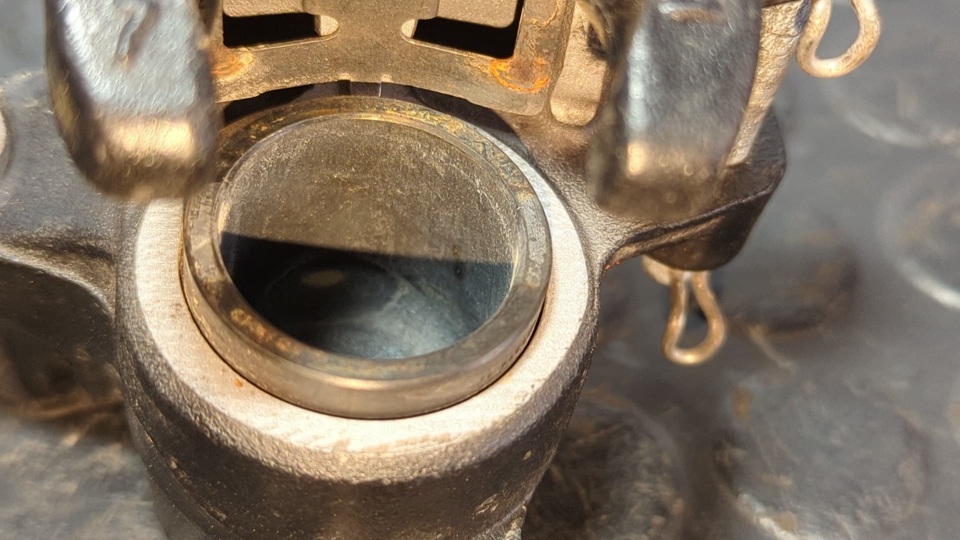 Recambio de PINZA DE FRENO TRASERA para KTM 125 DUKE * 125CC referencia OEM IAM AE2C6 - GRIS 4