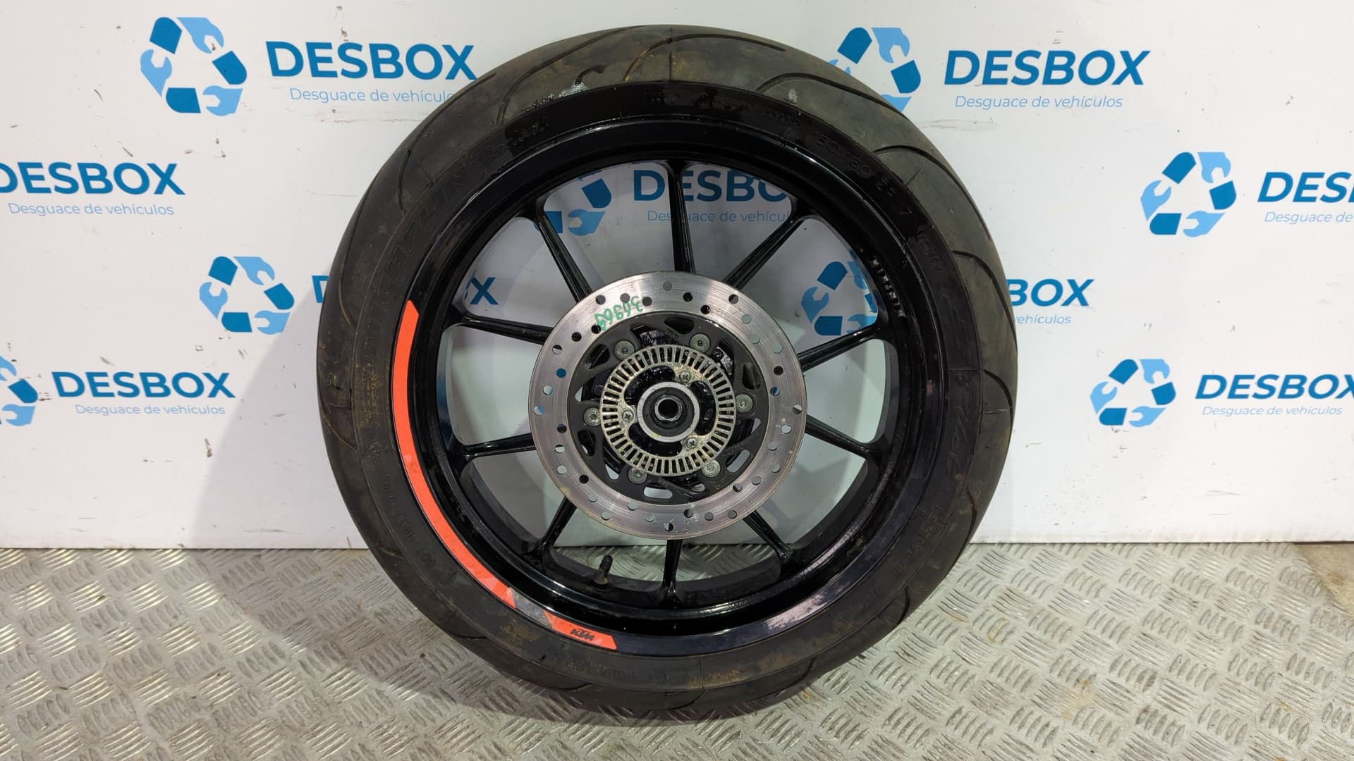 Recambio de LLANTA TRASERA para KTM 125 DUKE * 125CC referencia OEM IAM 7500224210 - GRIS 2