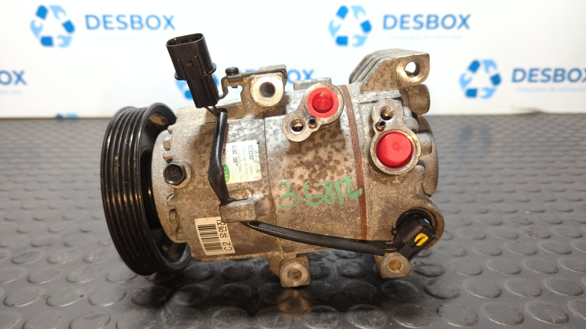 Recambio de COMPRESOR AIRE ACONDICIONADO para KIA CEE'D D4FC referencia OEM IAM F500JDCCE15 - AZUL