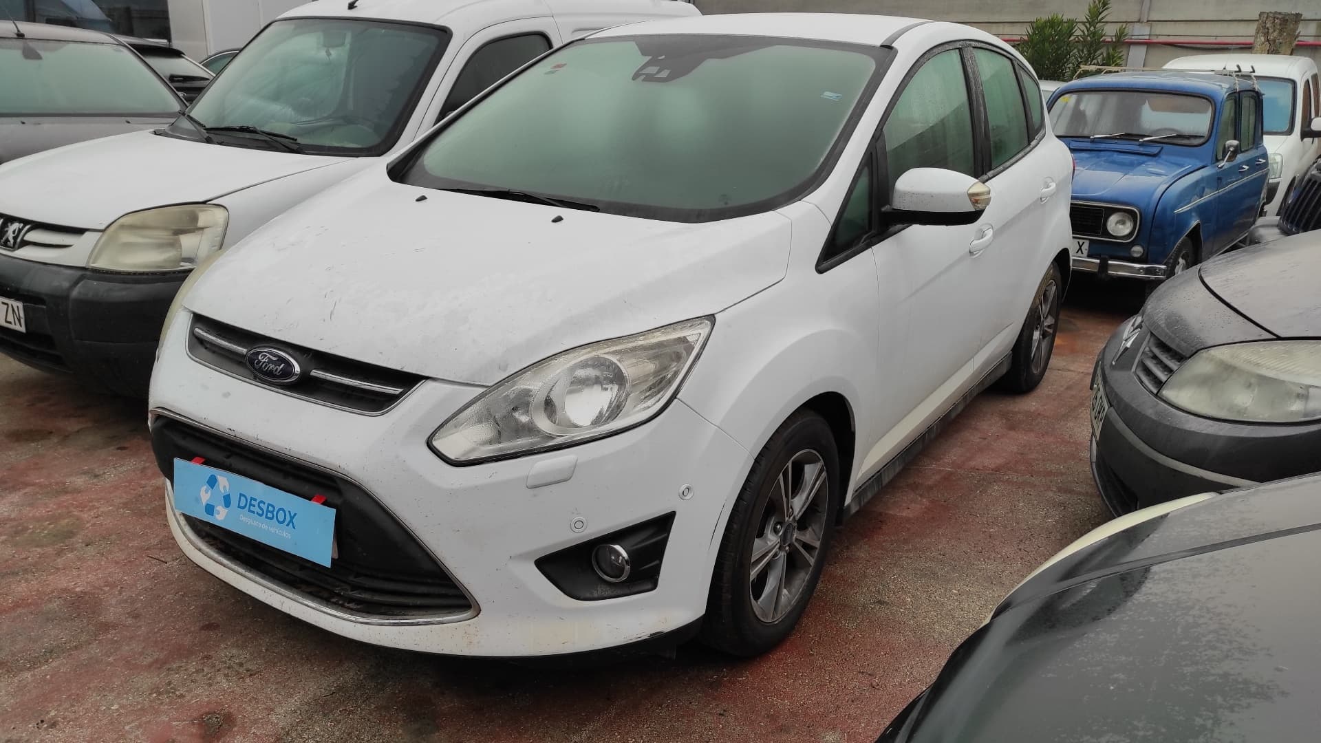 Recambio de PUERTA DELANTERA IZQUIERDA para FORD C-MAX (CB3) 1.6 TDCI T1DA - BLANCO 3