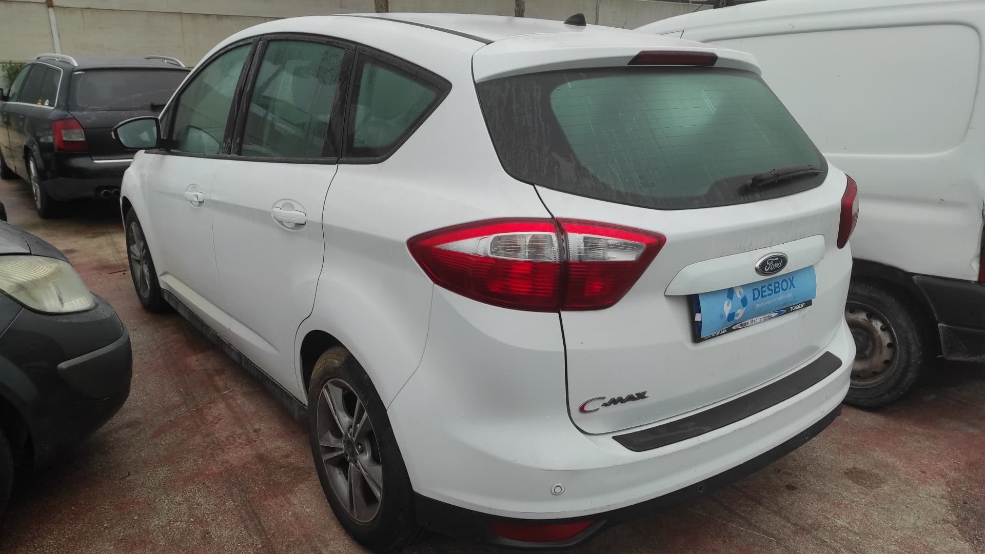 Recambio de PUERTA DELANTERA IZQUIERDA para FORD C-MAX (CB3) 1.6 TDCI T1DA - BLANCO 9