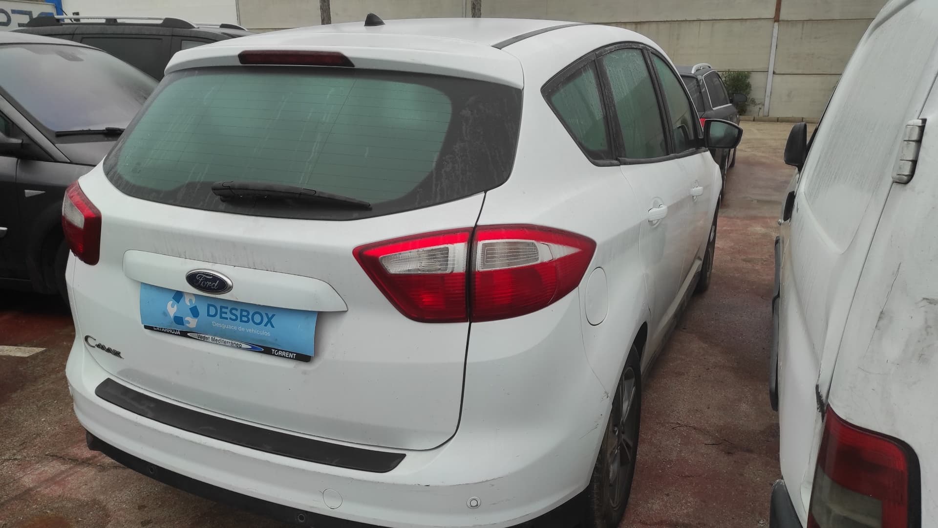 Recambio de PUERTA DELANTERA IZQUIERDA para FORD C-MAX (CB3) 1.6 TDCI T1DA - BLANCO 7