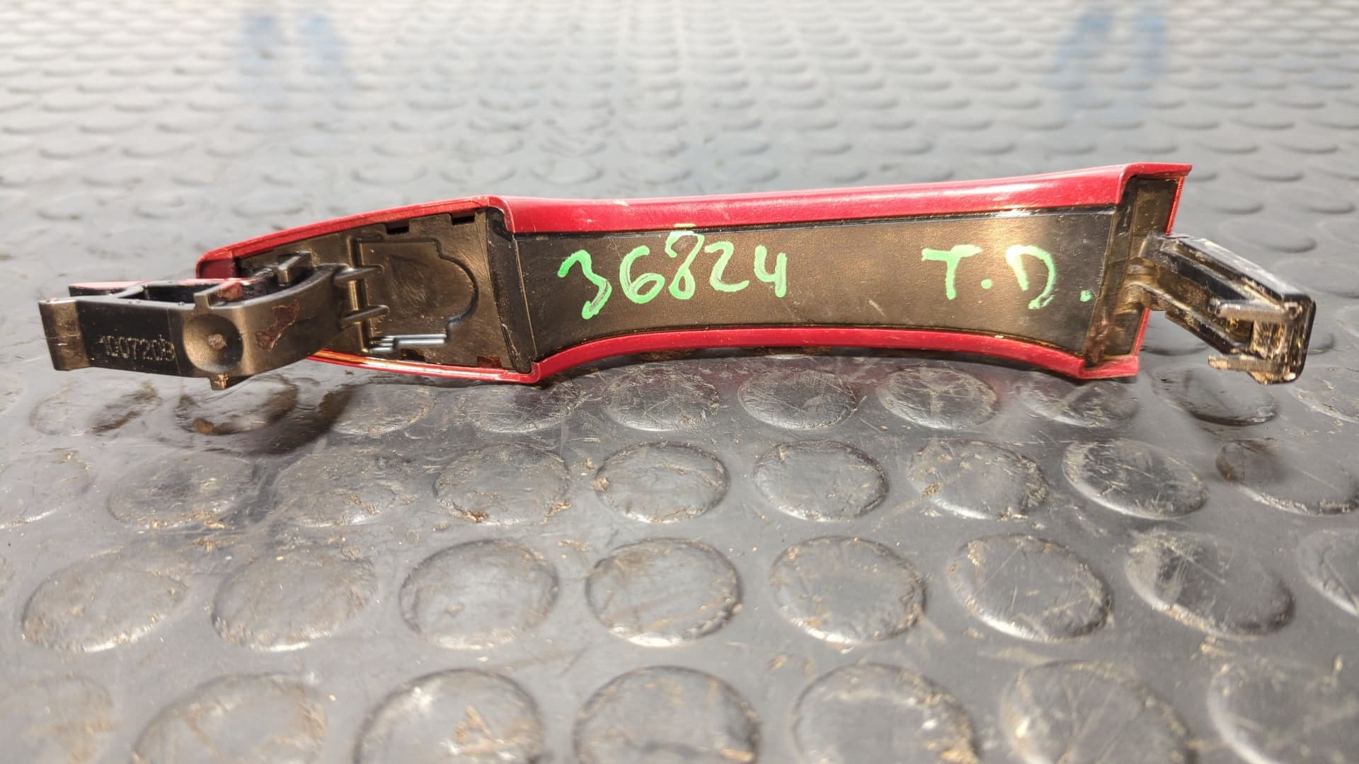 Recambio de MANETA EXTERIOR TRASERA DERECHA para OPEL CORSA F * ZK01 referencia OEM IAM 100720B - ROJO 3