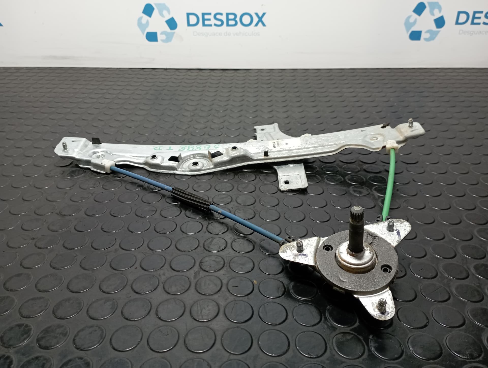 Recambio de ELEVALUNAS TRASERO DERECHO para PEUGEOT 208 1.2 PURETECH HM05 referencia OEM IAM A002C501 - AZUL