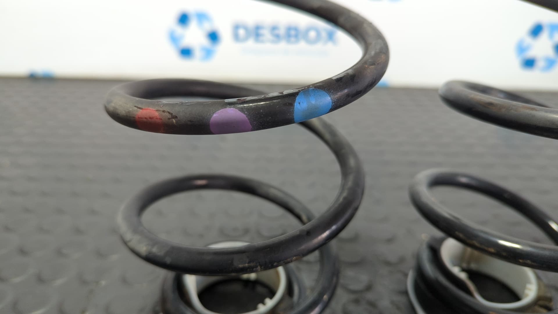 Recambio de JUEGO MUELLES TRASEROS para OPEL CORSA F * ZK01 referencia OEM IAM 9829870880 - ROJO 3