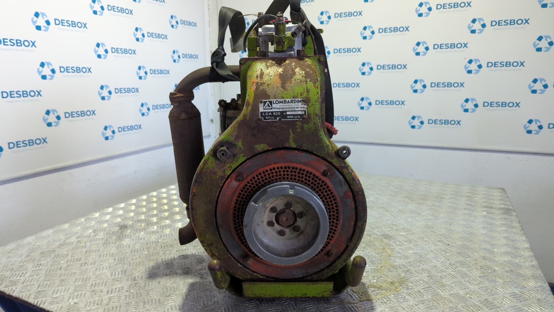 Recambio de MOTOR  para AGRIA 2700 DL MOTOCULTOR 14 CV 14CV referencia OEM IAM LOMBARDINI LDA 820 - ROJO 2