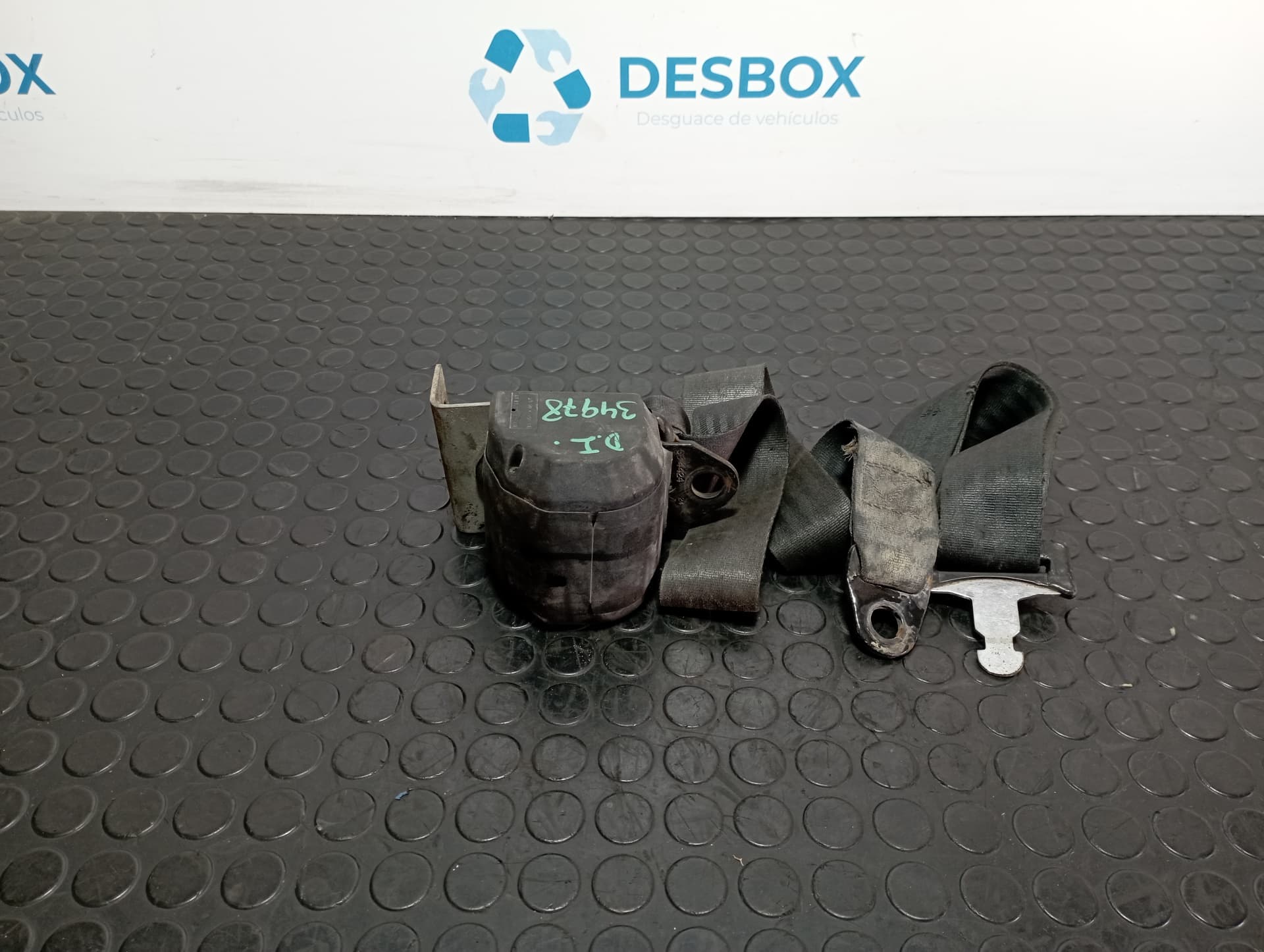 Recambio de CINTURON SEGURIDAD DELANTERO IZQUIERDO para LAND ROVER DEFENDER 2.5 L 2.5L50 KW referencia OEM IAM 42943E - BLANCO
