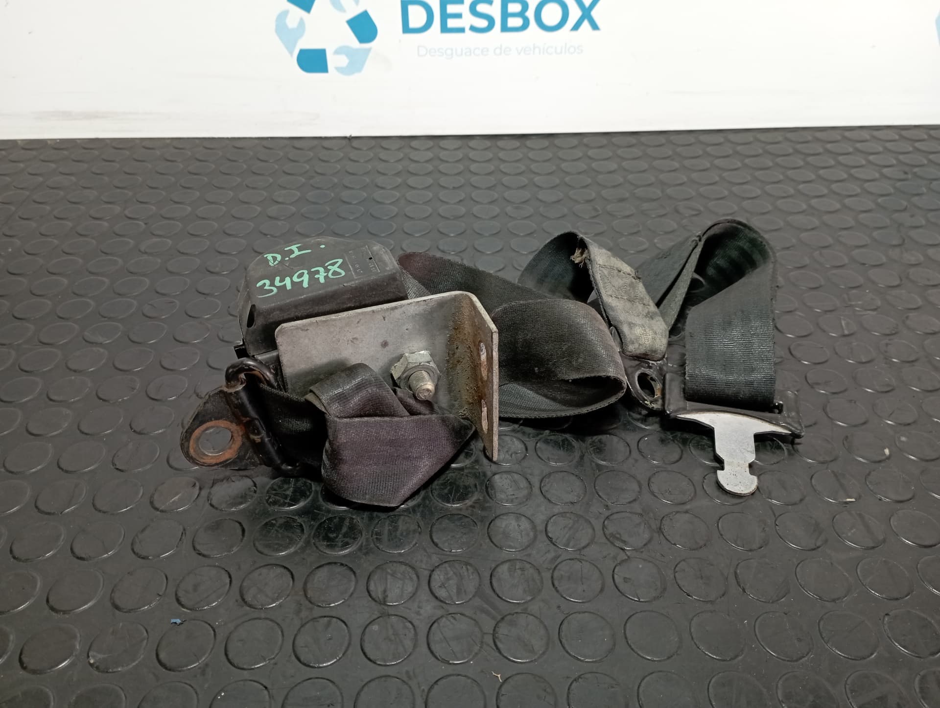 Recambio de CINTURON SEGURIDAD DELANTERO IZQUIERDO para LAND ROVER DEFENDER 2.5 L 2.5L50 KW referencia OEM IAM 42943E - BLANCO 3
