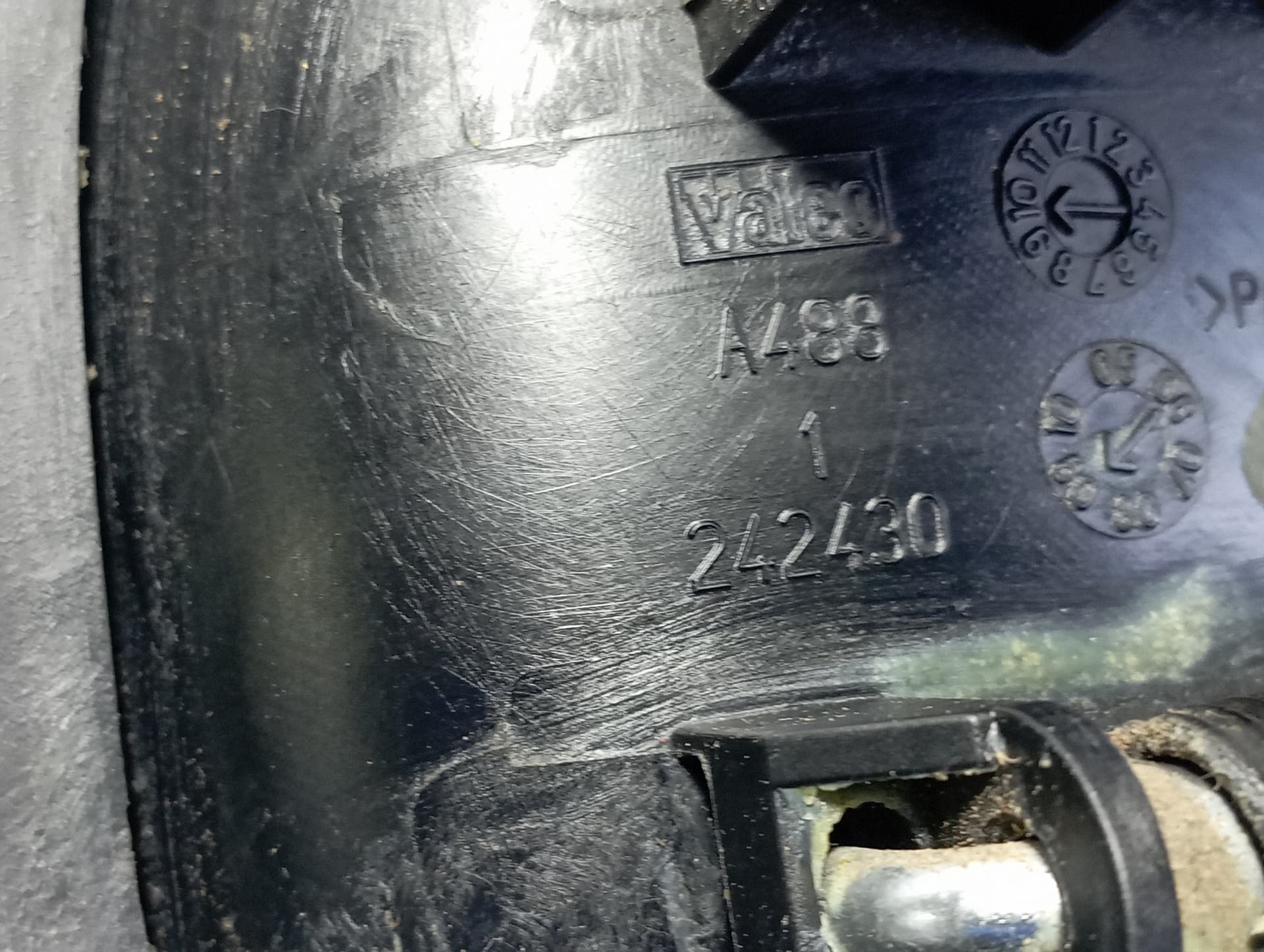 Recambio de MANETA DELANTERA DERECHA para PEUGEOT BOXER CAJA CERR. TECHO ELEVADO (BAT.3450)(335)(2007 =>) 2.2 HDI 4HU referencia OEM IAM 242430 - AZUL 3