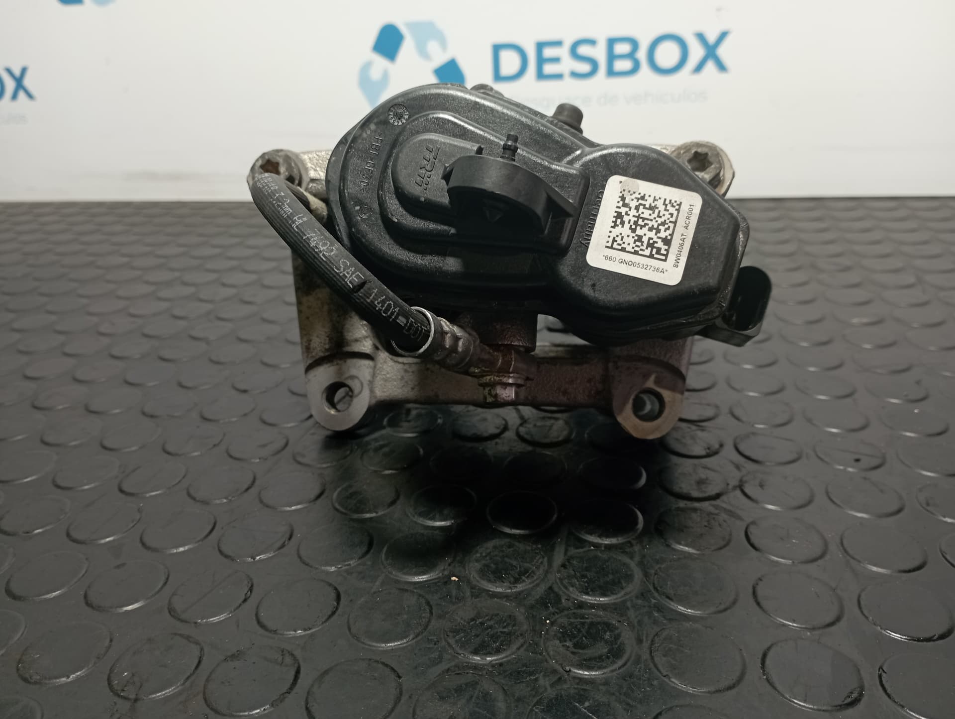 Recambio de PINZA DE FRENO TRASERA DERECHA para AUDI A4 BERLINA (8W2) 2.0 TDI DEUA referencia OEM IAM 8W0406AT - BLANCO 4