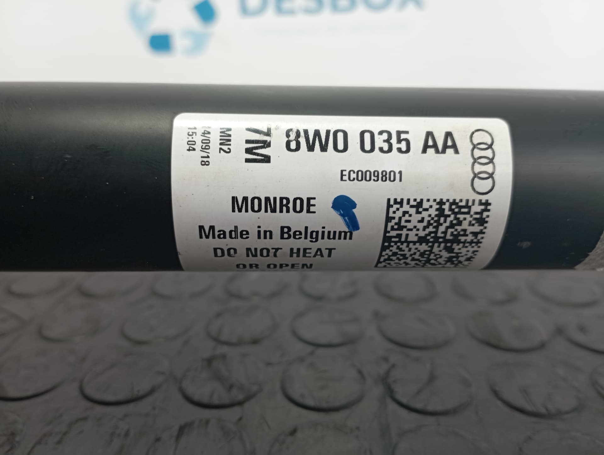 Recambio de JUEGO AMORTIGUADORES TRASERO para AUDI A4 BERLINA (8W2) 2.0 TDI DEUA referencia OEM IAM 8W0035AA - BLANCO 2