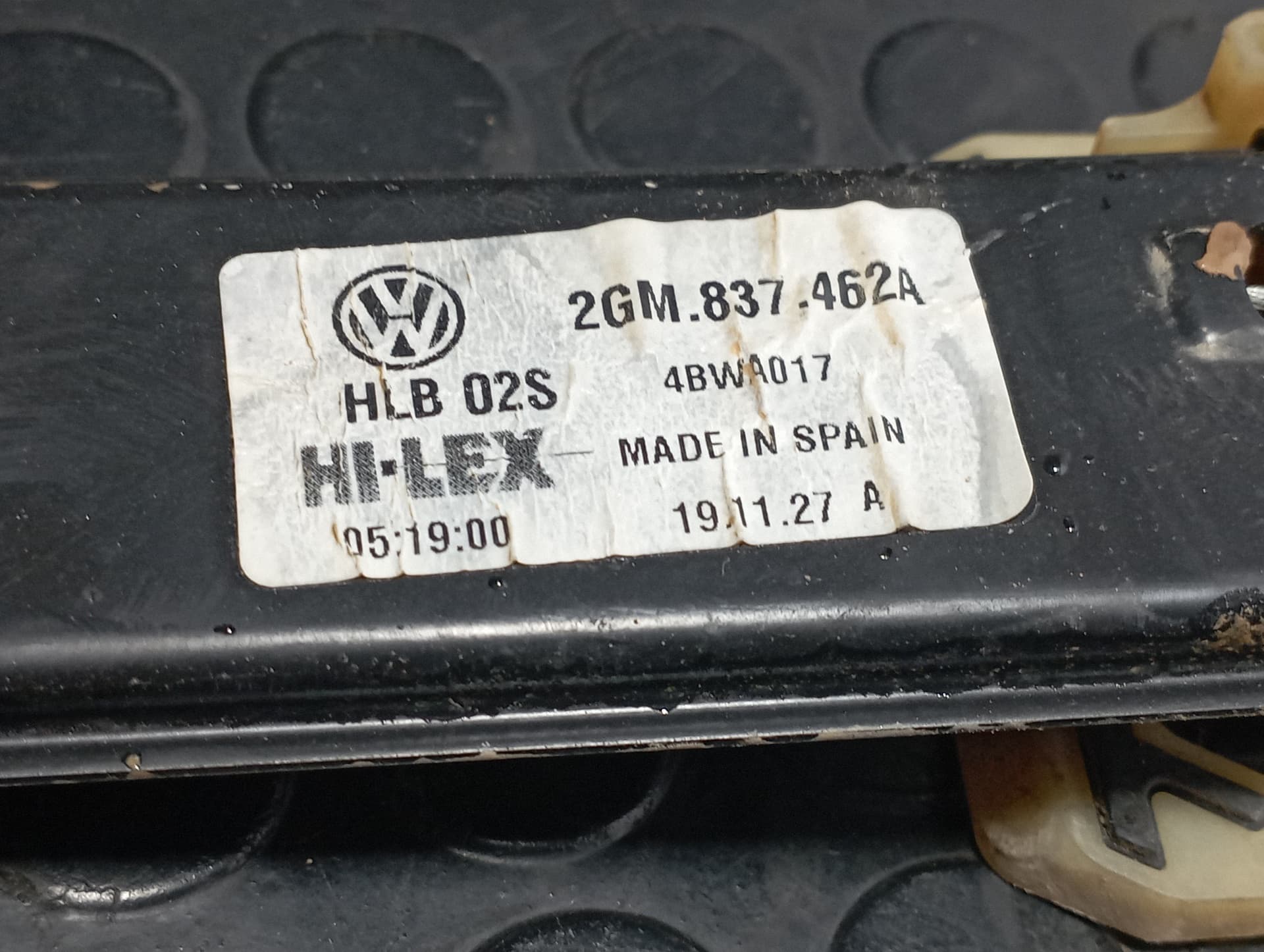 Recambio de ELEVALUNAS DELANTERO DERECHO para VOLKSWAGEN T-CROSS (D31) 1.0 TSI DKLA referencia OEM IAM 2GM837462A - NARANJA 2