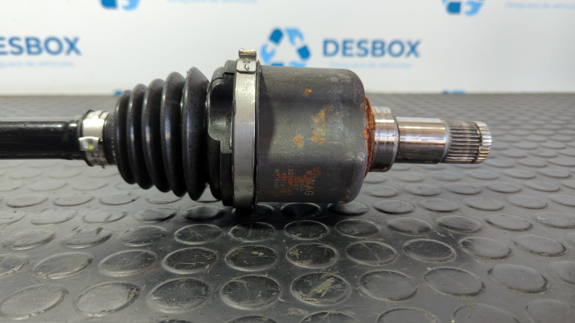 Recambio de TRANSMISION DELANTERA DERECHA para VOLKSWAGEN POLO VI (AE1) * DLAC referencia OEM IAM 2Q0407272BK - BLANCO 2