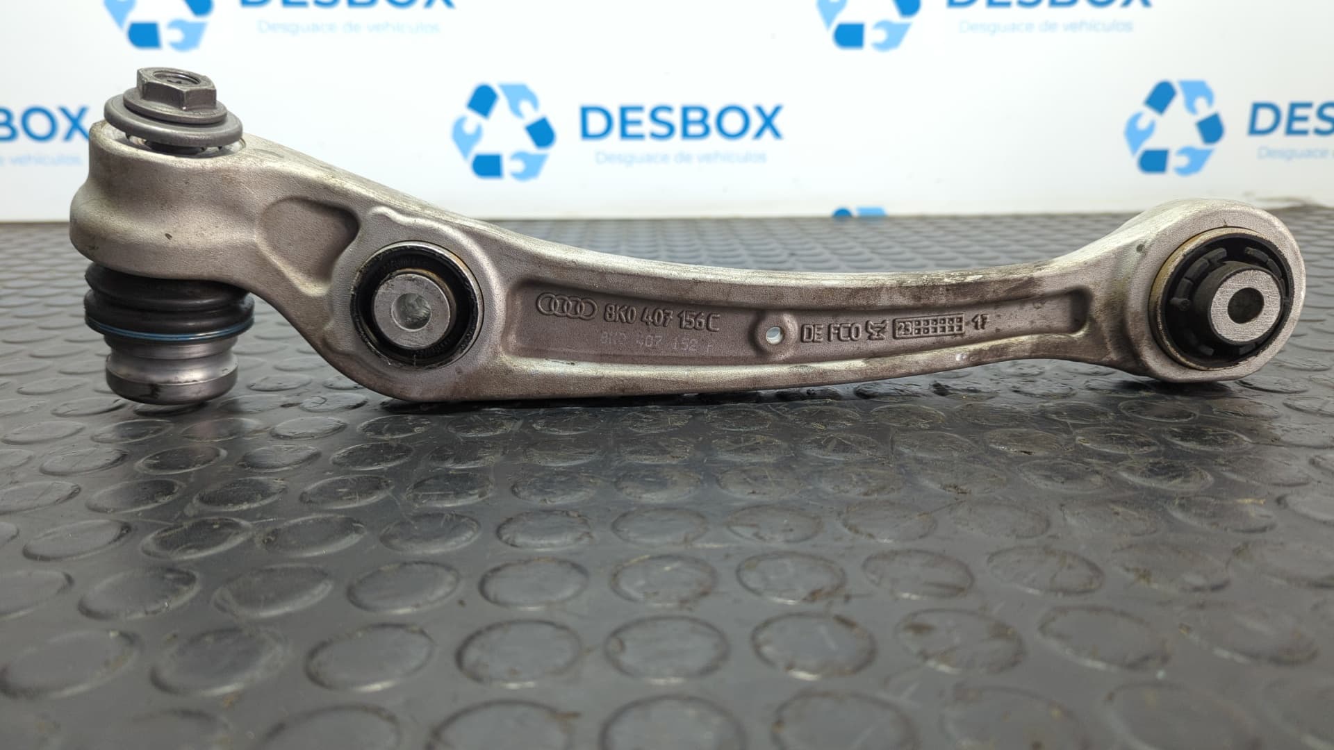 Recambio de BRAZO DERECHO SUPERIOR DELANTERO para AUDI Q5 (8R) Q5 2.0 TDI CGL referencia OEM IAM 8K0407156C - NEGRO 2