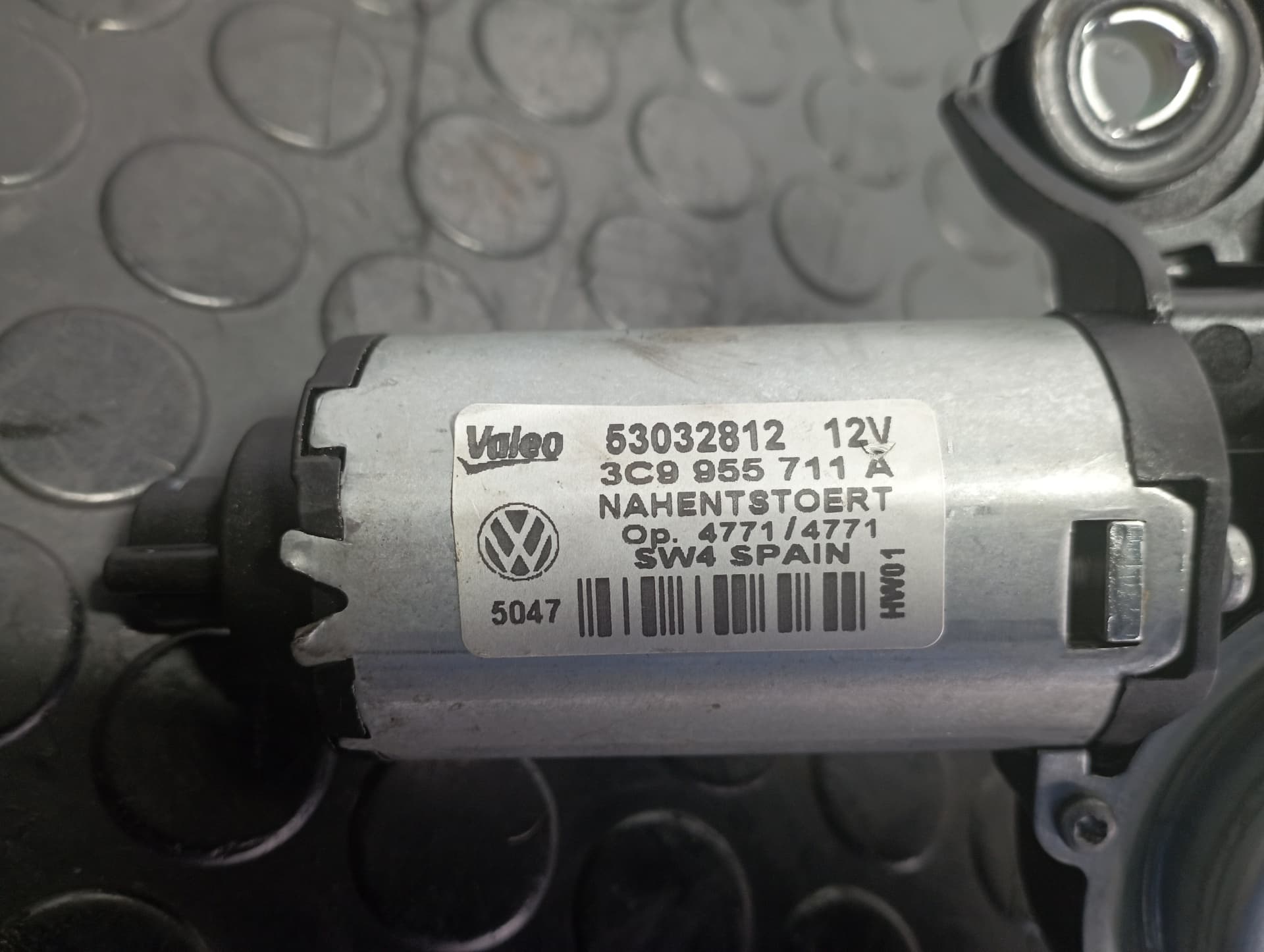Recambio de MOTOR LIMPIA TRASERO para VOLKSWAGEN PASSAT VARIANT (3C5) 2.0 TDI BMR referencia OEM IAM 3C9955711A - NEGRO 3