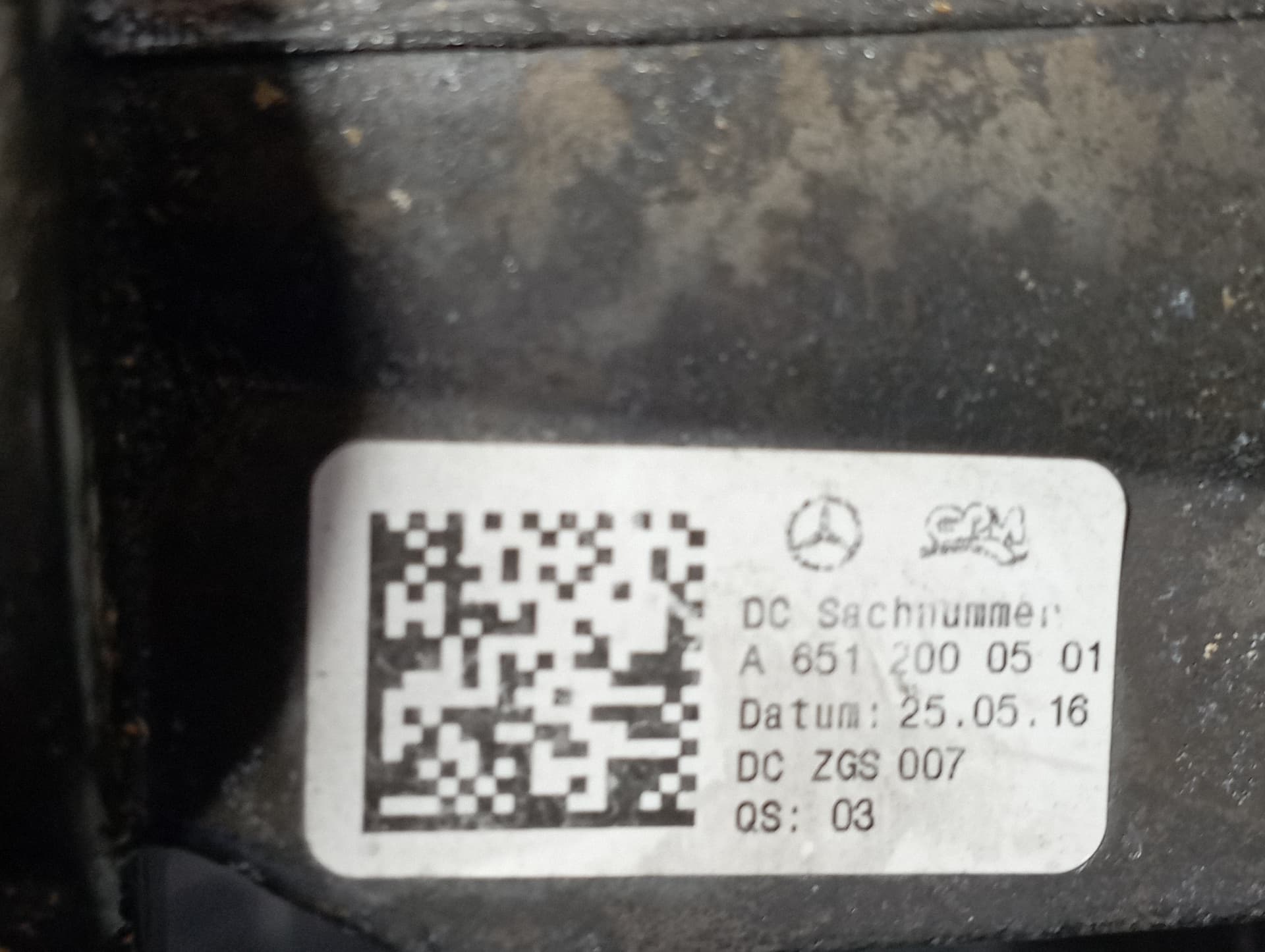 Recambio de BOMBA AGUA para MERCEDES-BENZ CLASE A (W176) 2.2 651930 referencia OEM IAM A6512000501 - BLANCO 4