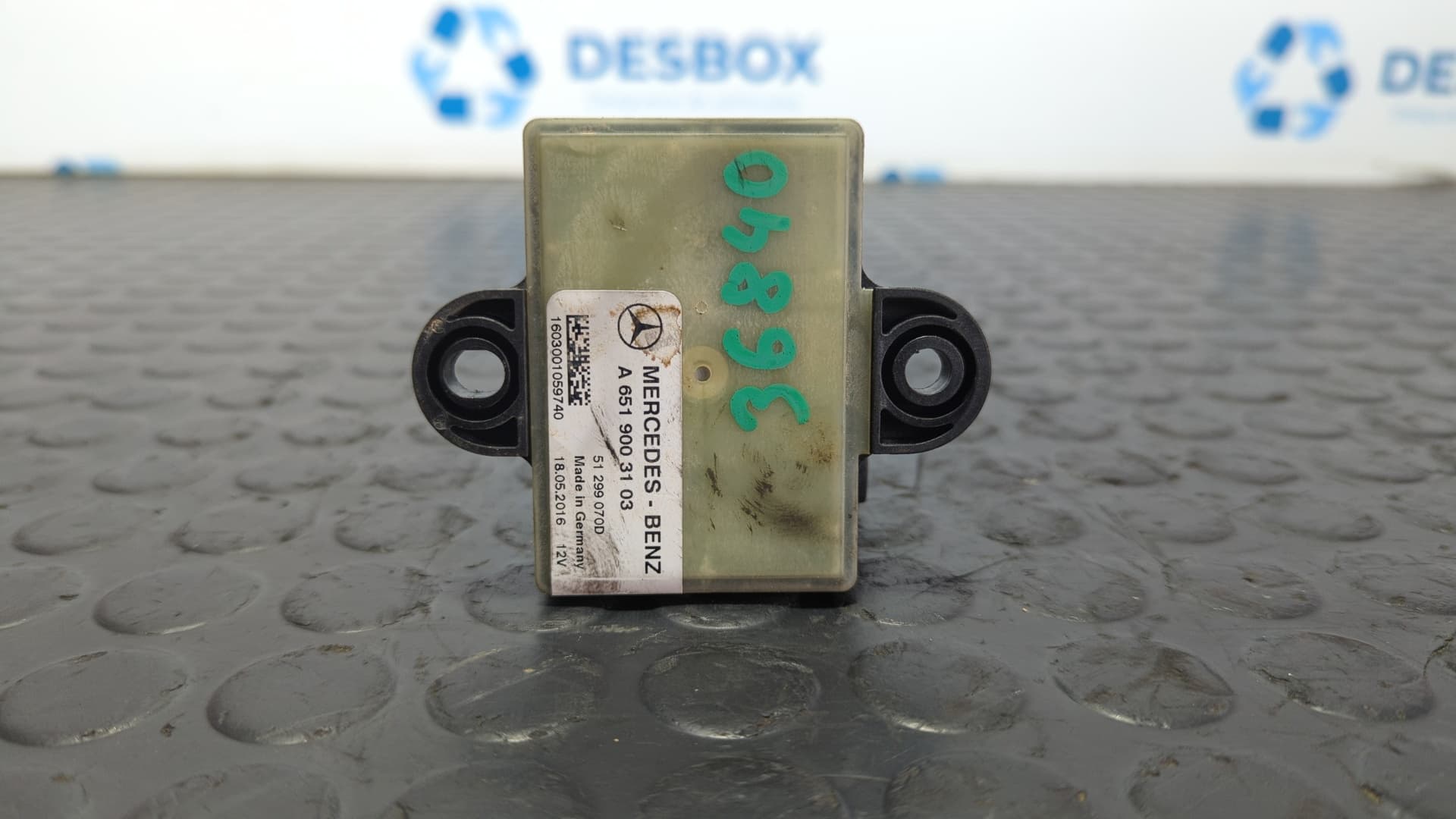 Recambio de CAJA PRECALENTAMIENTO para MERCEDES-BENZ CLASE A (W176) 2.2 651930 referencia OEM IAM A6519003103 - BLANCO 2