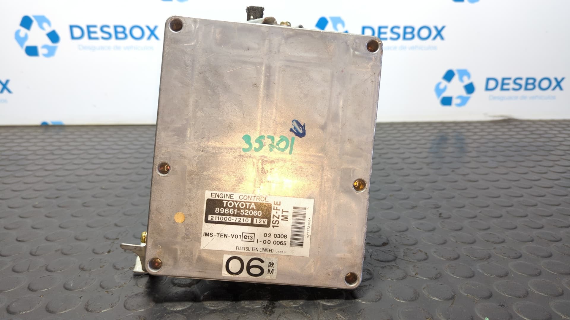 Recambio de CENTRALITA MOTOR UCE para TOYOTA YARIS (NCP1/NLP1/SCP1) 1.0 Linea Sol 1SZFE referencia OEM IAM 8966152060 - BLANCO