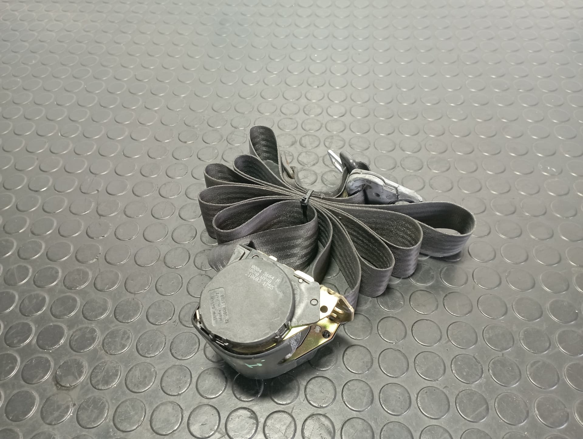 Recambio de CINTURON DELANTERO IZQUIERDO para LIGIER NOVA LDW502 LDW 502  referencia OEM IAM 00019264 - BLANCO 4