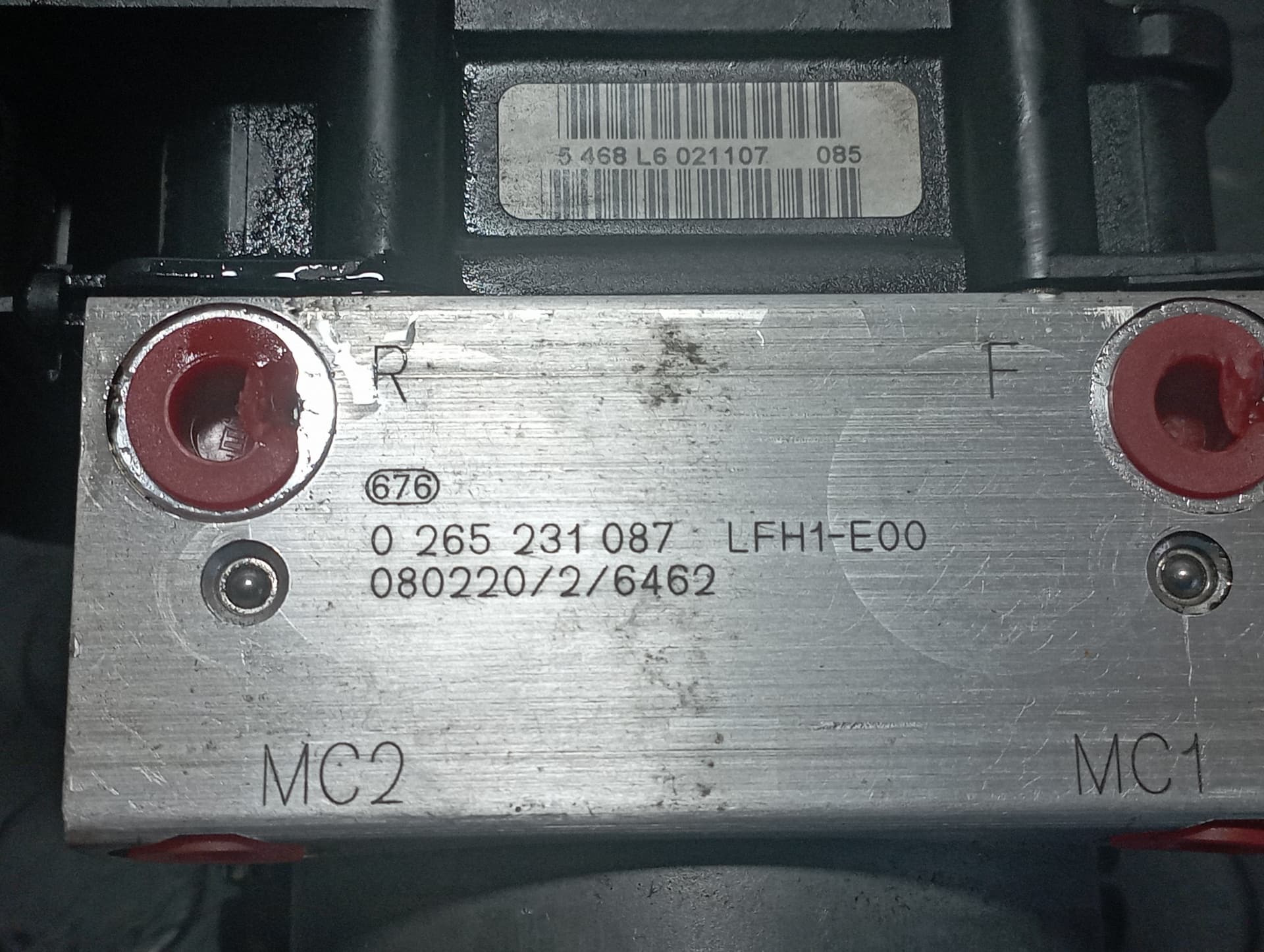 Recambio de ABS para KYMCO XCITING 250/300/500 500CC referencia OEM IAM 0265231087 - GRIS 2