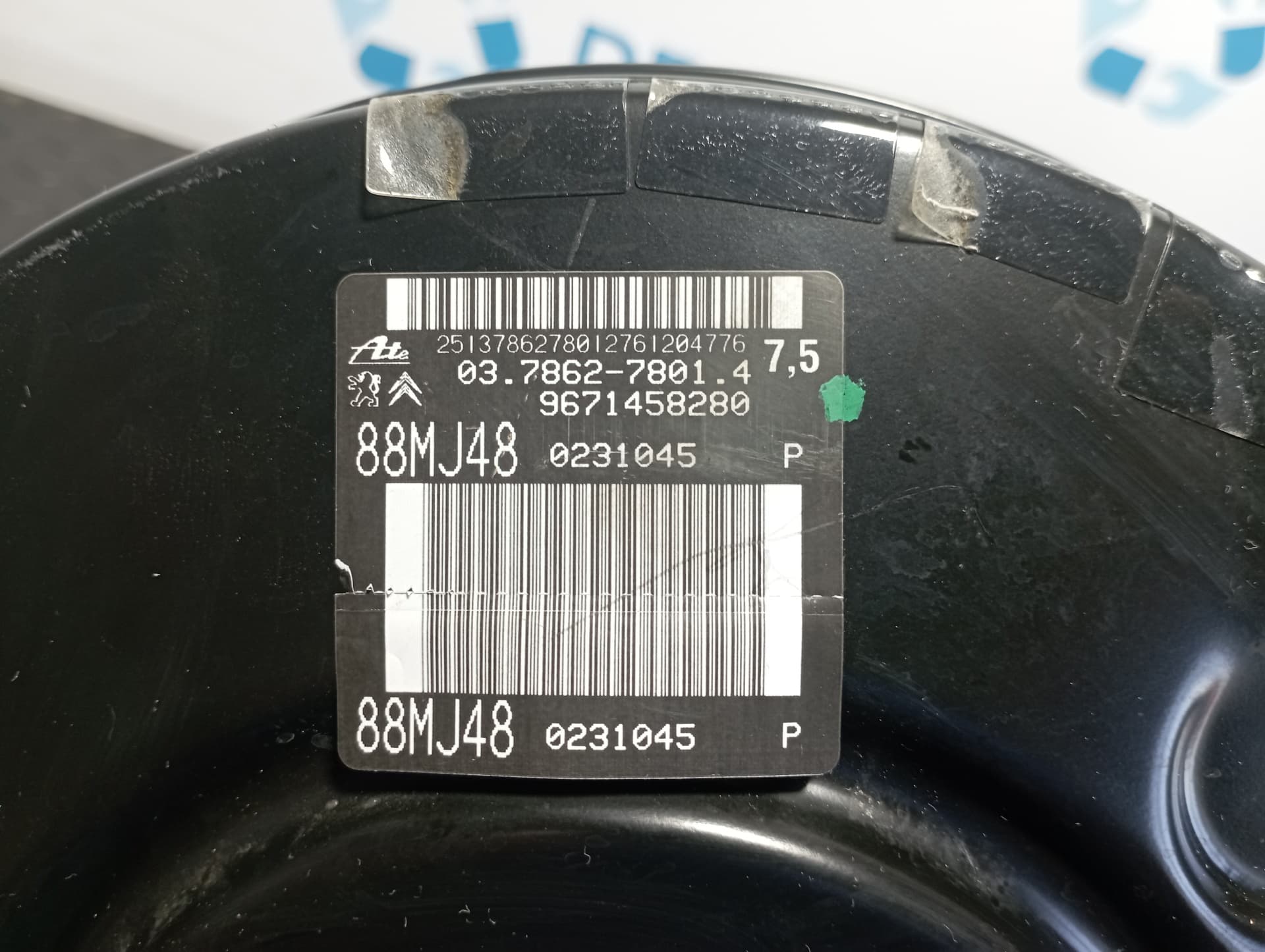 Recambio de SERVOFRENO para PEUGEOT 508 SW SW ALLURE HDI 116 RH02 referencia OEM IAM 9671458280 - NEGRO 3