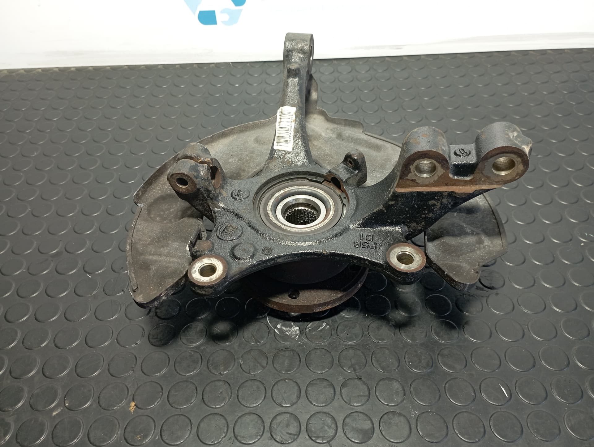 Recambio de MANGUETA DELANTERA IZQUIERDA para PEUGEOT 508 SW SW ALLURE HDI 116 RH02 referencia OEM IAM 9686751780 - NEGRO