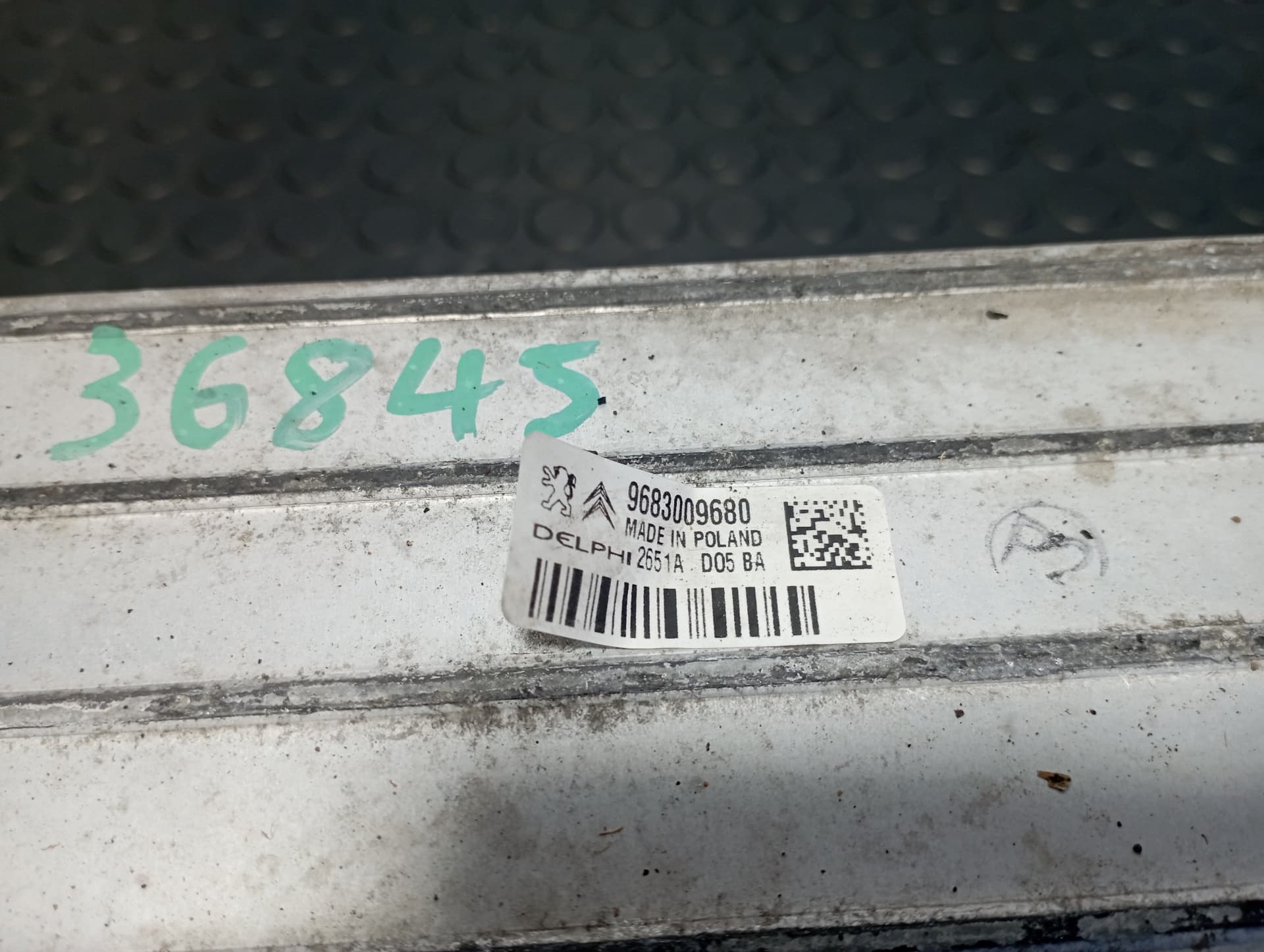Recambio de INTERCOOLER para PEUGEOT 508 SW SW ALLURE HDI 116 RH02 referencia OEM IAM 9683009680 - NEGRO 2