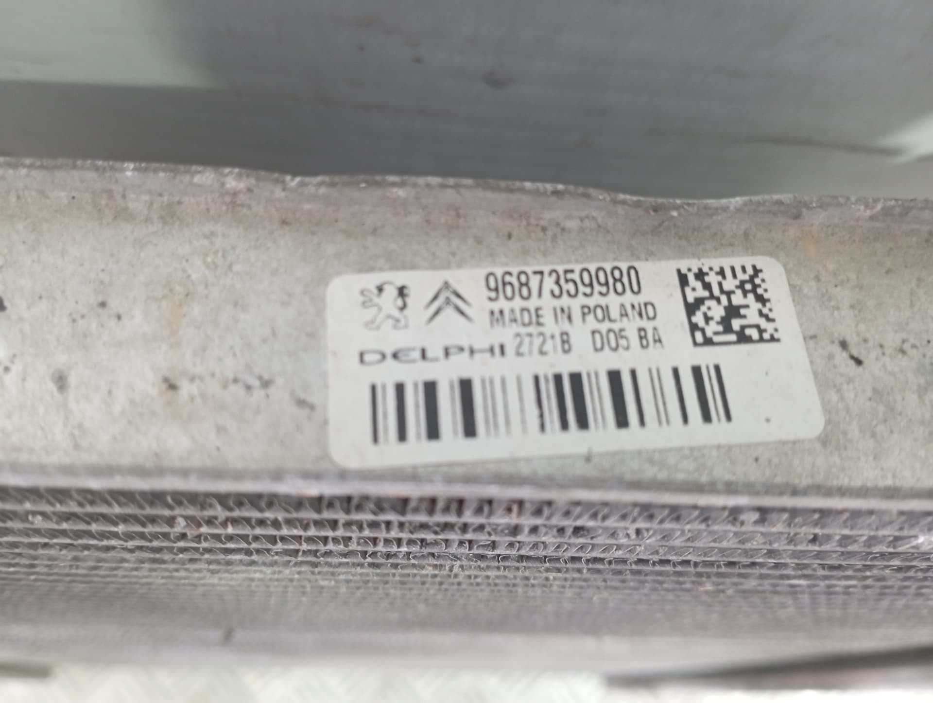 Recambio de RADIADOR AGUA para PEUGEOT 508 SW SW ALLURE HDI 116 RH02 referencia OEM IAM 9687359980 - NEGRO 2