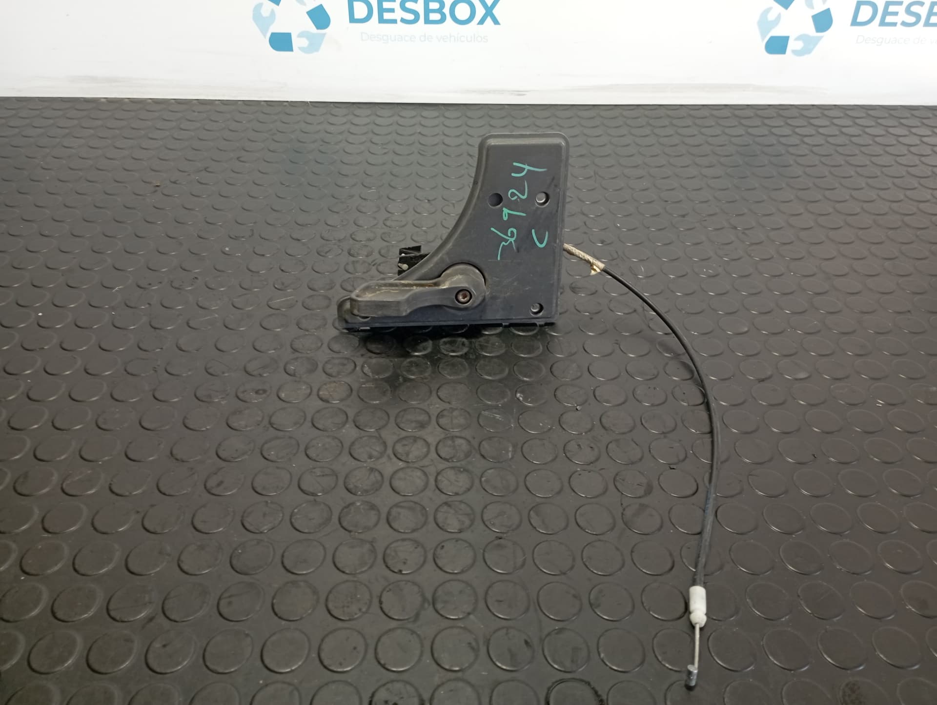 Recambio de MANETA INTERIOR LATERAL DERECHA para PEUGEOT BOXER CAJA CERR. TECHO ELEVADO (BAT.3450)(335)(2007 =>) 2.2 HDI 4HU referencia OEM IAM 242609 - AZUL