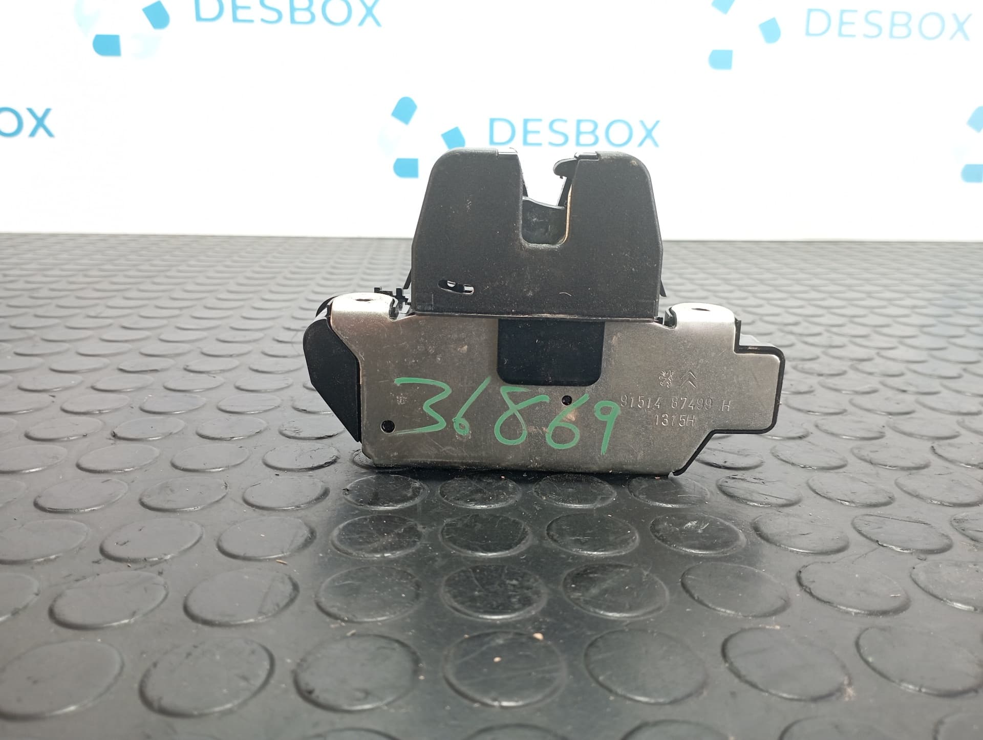 Recambio de CERRADURA MALETERO / PORTON para PEUGEOT 3008 1.6 5F01 referencia OEM IAM 9151487499H - MARRON 2