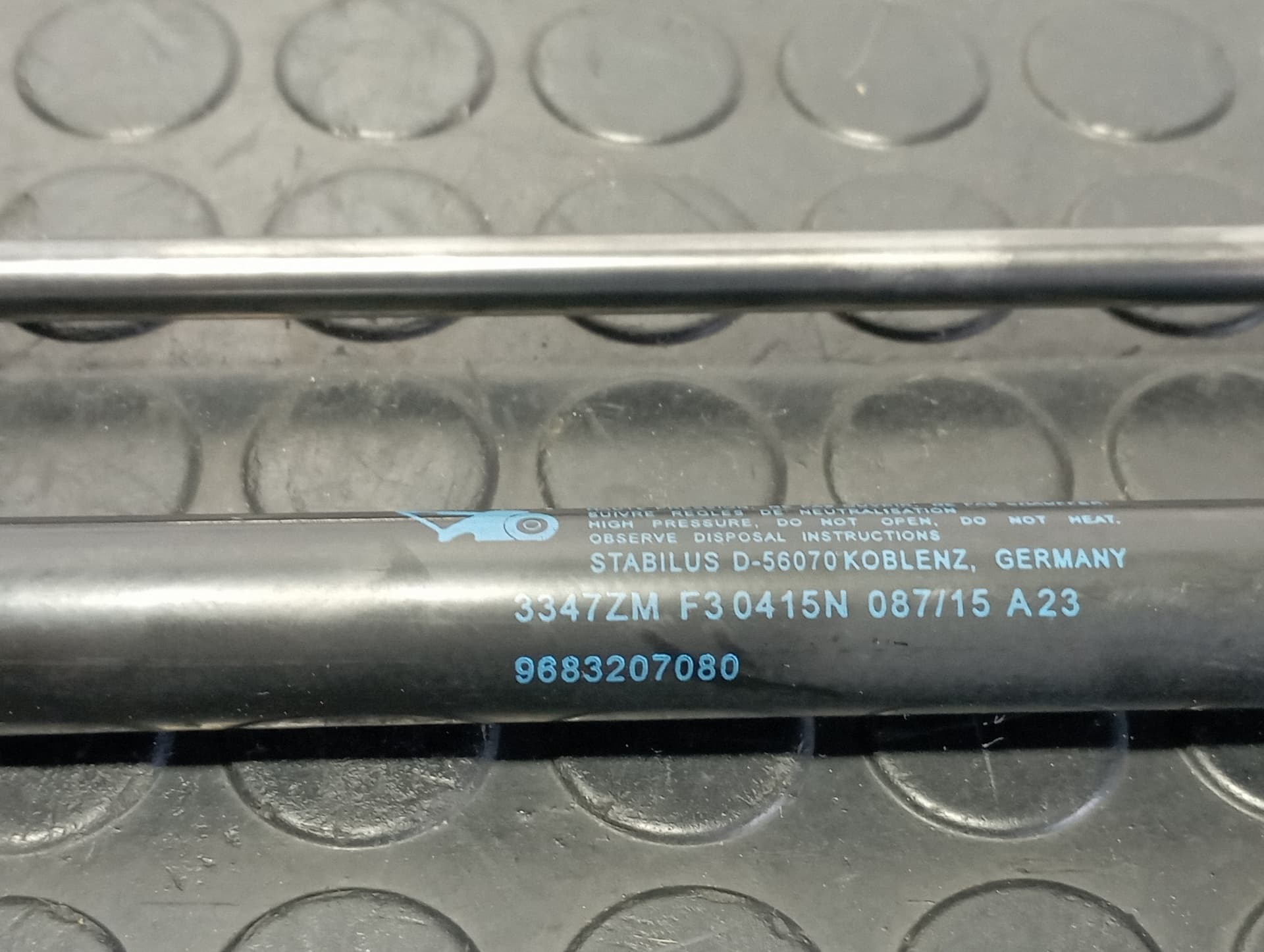 Recambio de AMORTIGUADORES MALETERO / PORTON para PEUGEOT 3008 1.6 5F01 referencia OEM IAM 9683207080 - MARRON 2