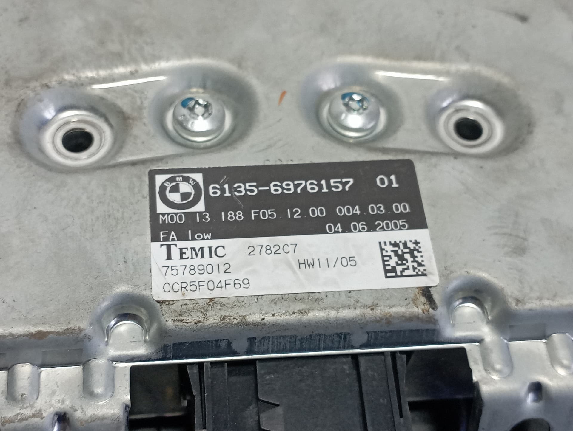 Recambio de MODULO ELECTRONICO para BMW SERIE 5 BERLINA (E60) 525d 256D2 referencia OEM IAM 6135697615701 - AZUL 4