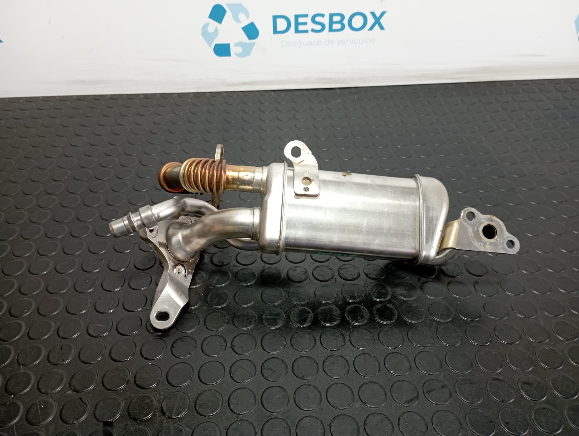 Recambio de ENFRIADOR EGR para RENAULT MEGANE IV BERLINA 5P 1.5 DCI K9KG6 referencia OEM IAM 147357324R - NEGRO 2