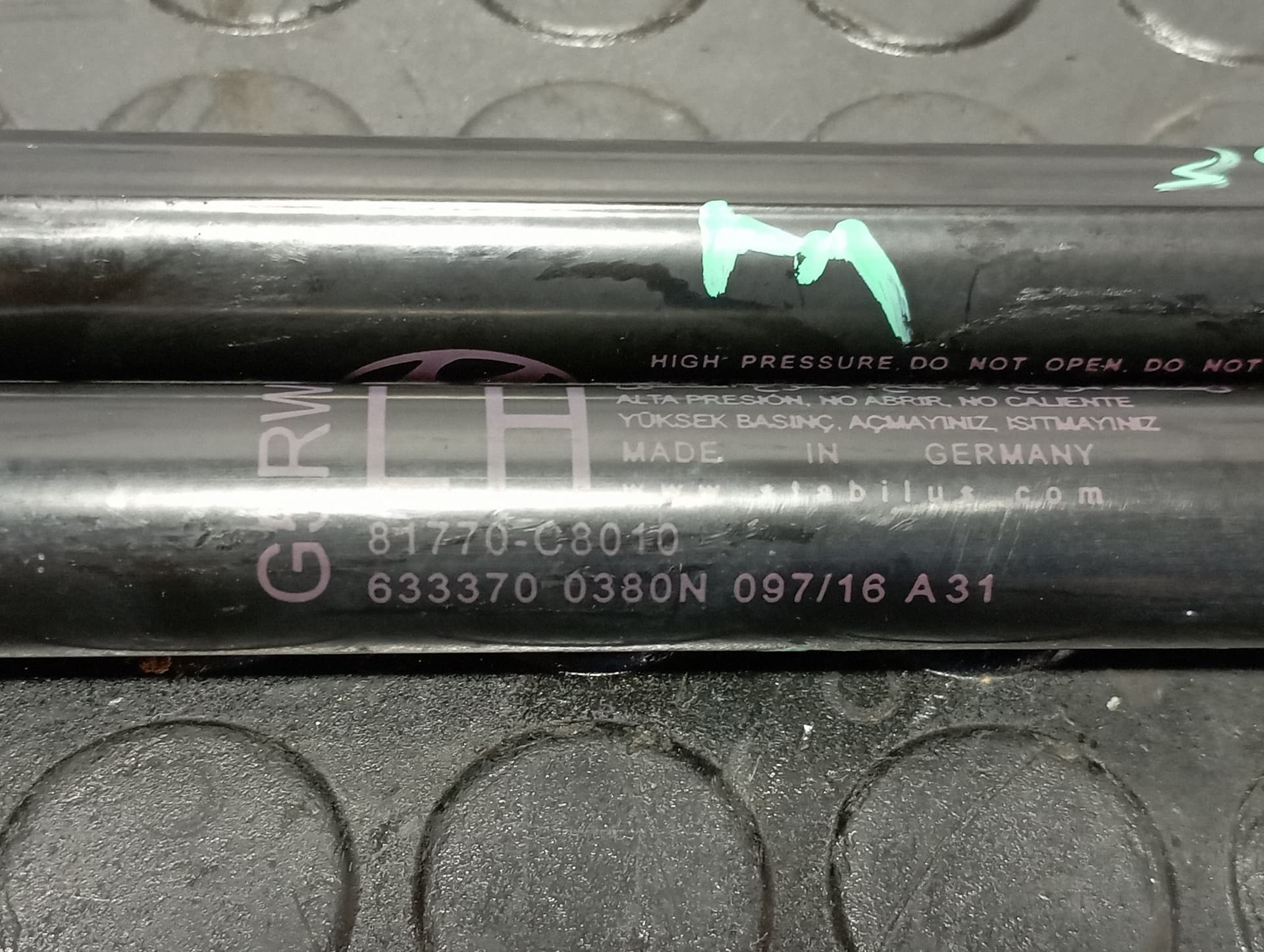 Recambio de AMORTIGUADORES MALETERO / PORTON para HYUNDAI I20 ACTIVE I20 ACTIVE G4LC referencia OEM IAM 81780C8010 - GRANATE 2