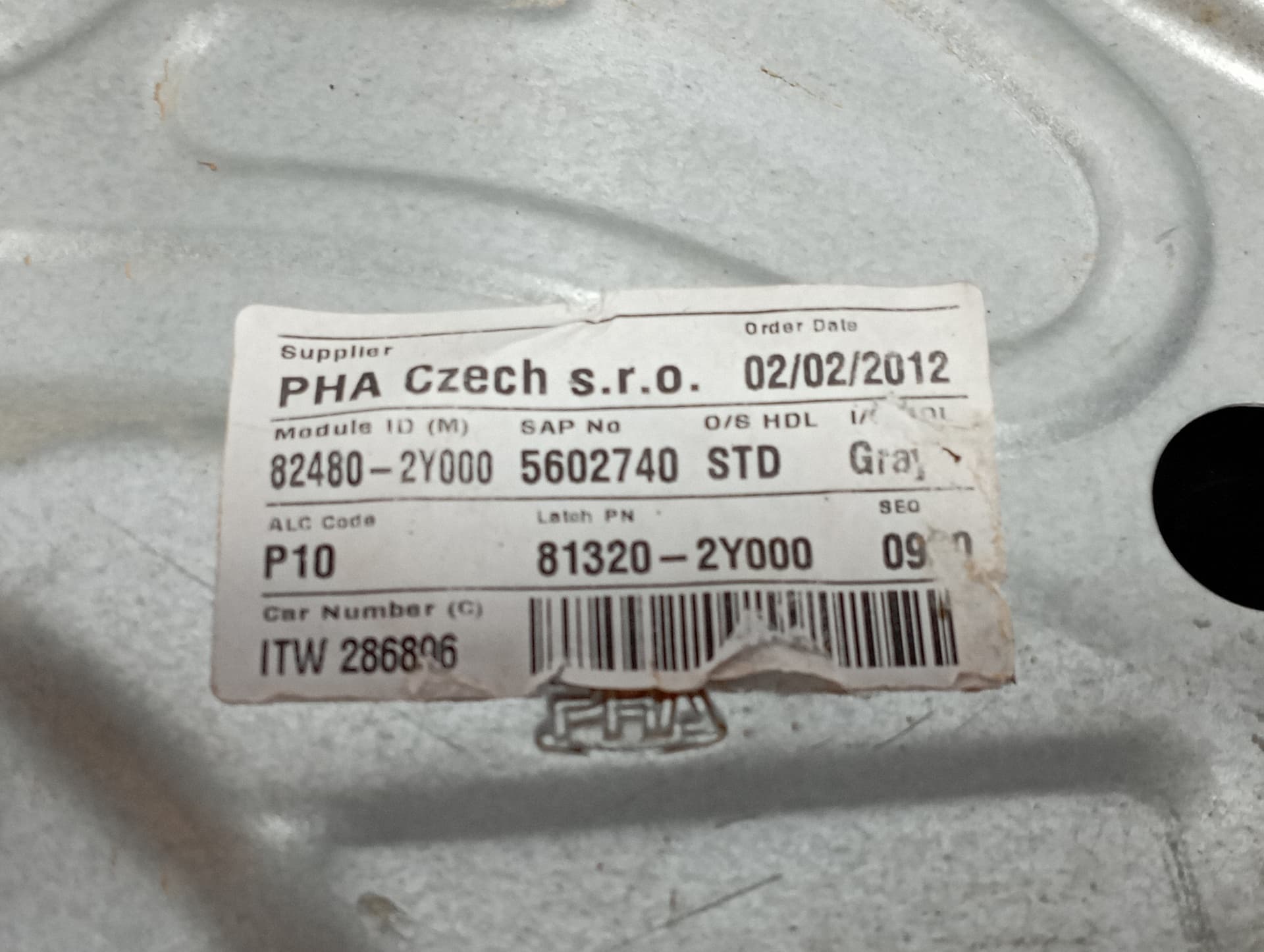 Recambio de ELEVALUNAS DELANTERO DERECHO para HYUNDAI IX35 1.6 CRDI D4FD referencia OEM IAM 813202Y000 - GRIS 3