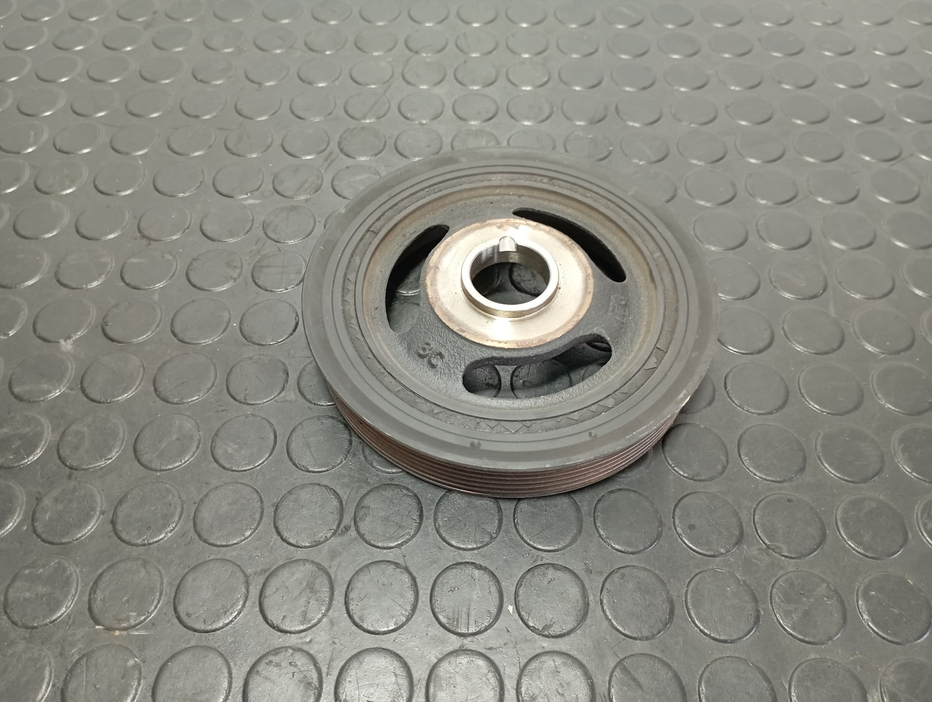 Recambio de POLEA CIGUEÑAL para FORD C-MAX (CB3) 1.6 TDCI T1DA referencia OEM IAM 9654961080K - BLANCO 2