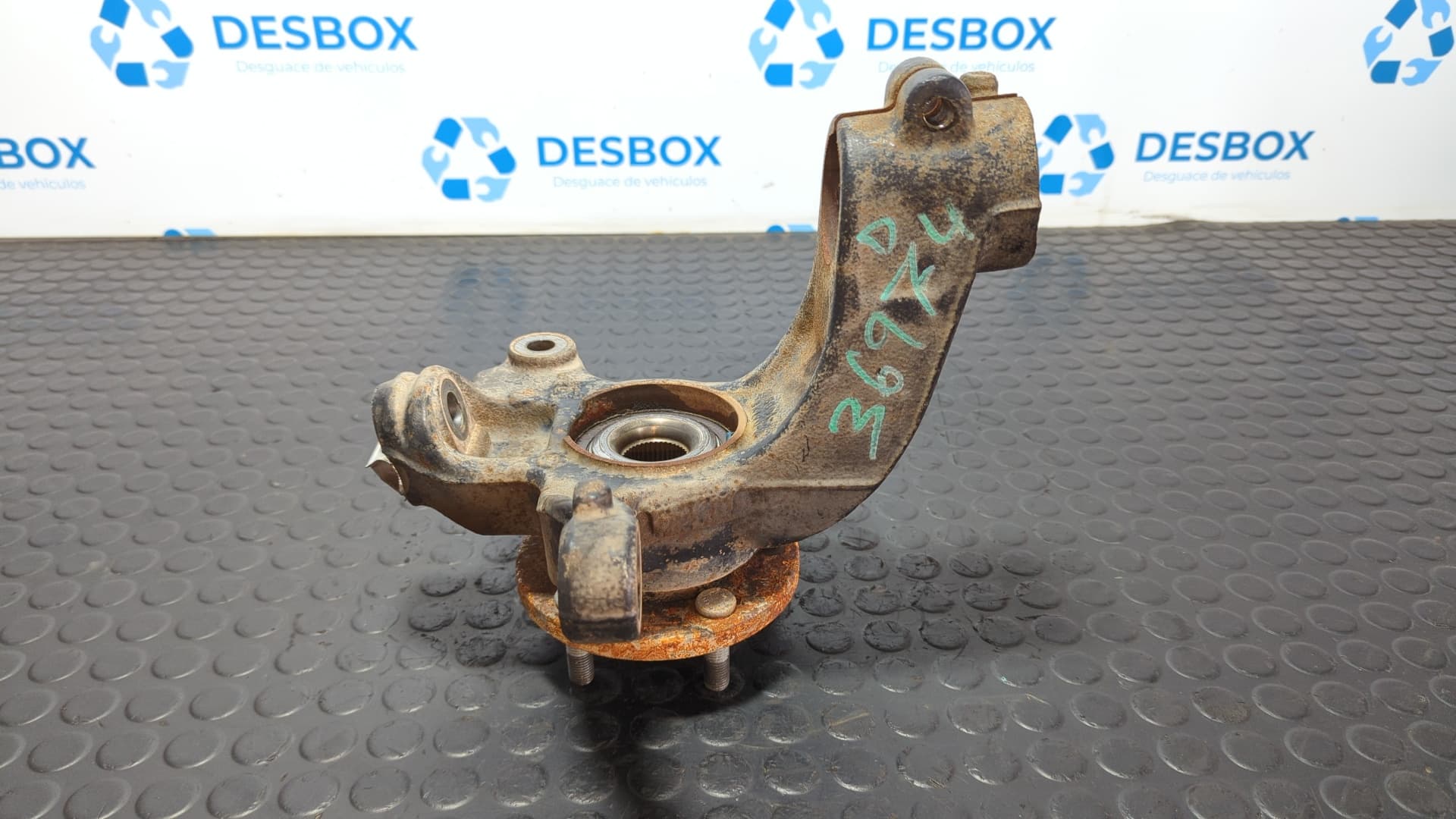 Recambio de MANGUETA DELANTERA DERECHA para FORD MONDEO BER. (CA2) 1.8 TDCI QYBA referencia OEM IAM 6G913K170A - NEGRO 2