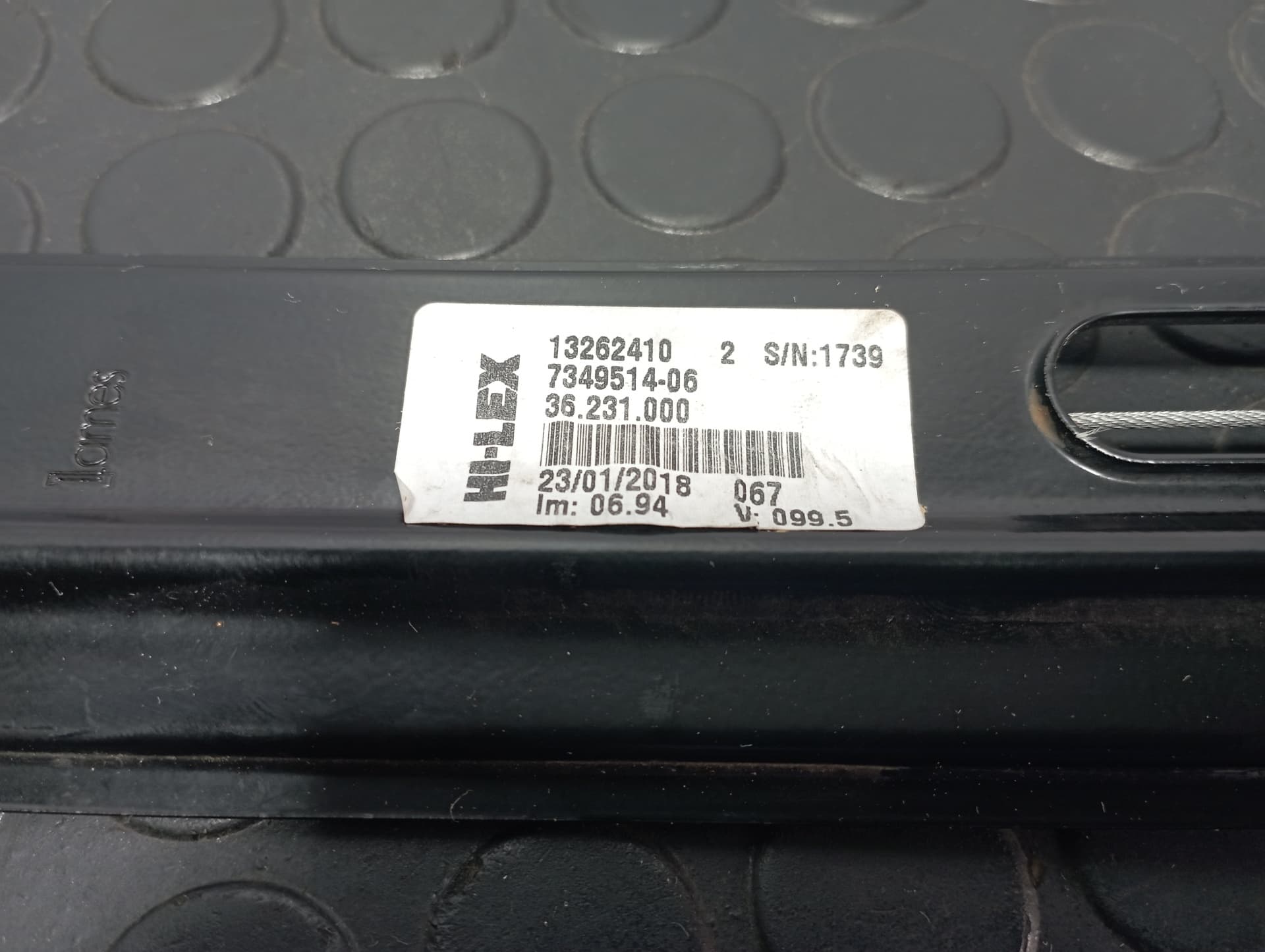 Recambio de ELEVALUNAS DELANTERO DERECHO para BMW SERIE X1 (F48) X1 SDRIVE 18D B47C20A referencia OEM IAM 734951406 - BLANCO 2