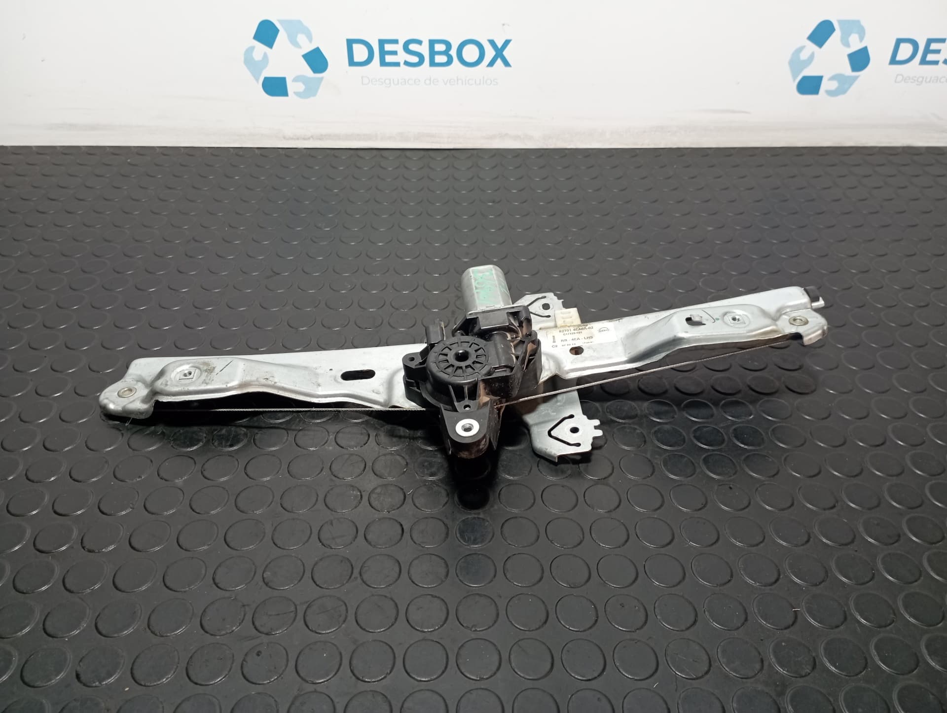 Recambio de ELEVALUNAS TRASERO IZQUIERDO para NISSAN QASHQAI (J11) J11 1.5 DCI K9K430 referencia OEM IAM 827014EA0A02 - BLANCO
