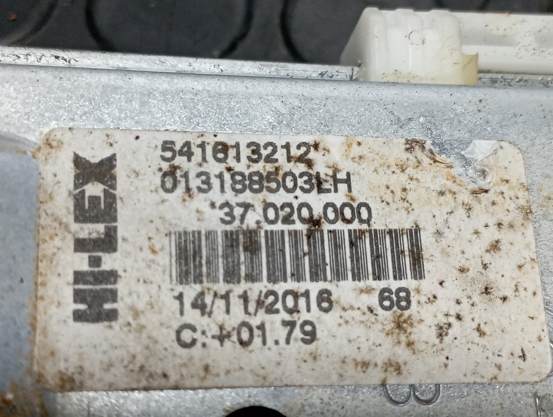 Recambio de ELEVALUNAS TRASERO IZQUIERDO para OPEL CORSA E 1.4 GASOLINA B14XER referencia OEM IAM 013188503LH - GRIS 2