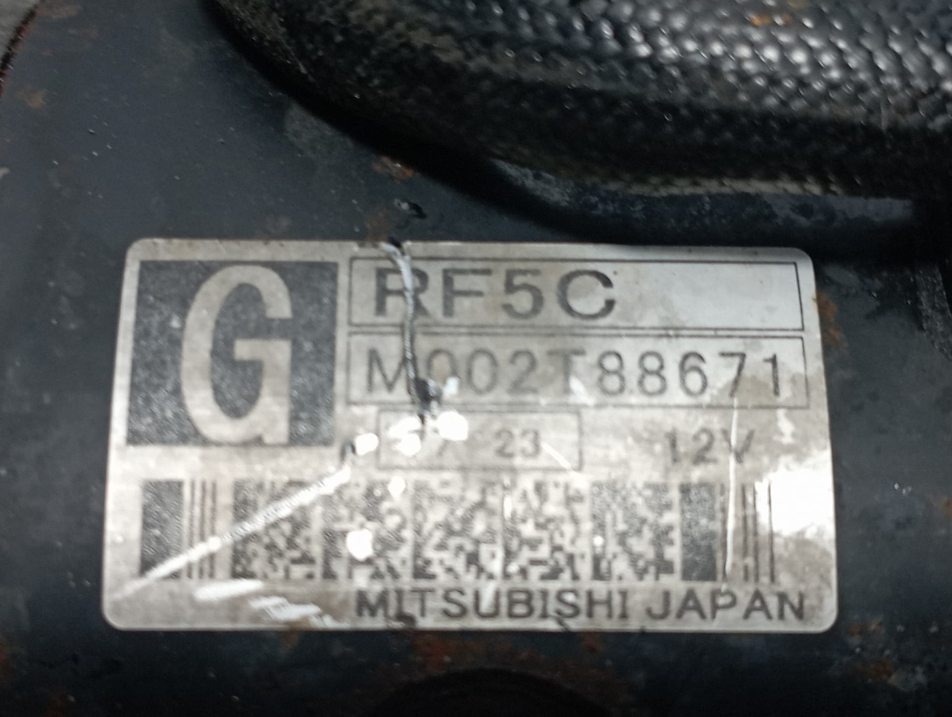 Recambio de MOTOR ARRANQUE para MAZDA 5 BERL. (CR) 1.9 CDI RF referencia OEM IAM M002T88671 - GRIS 2