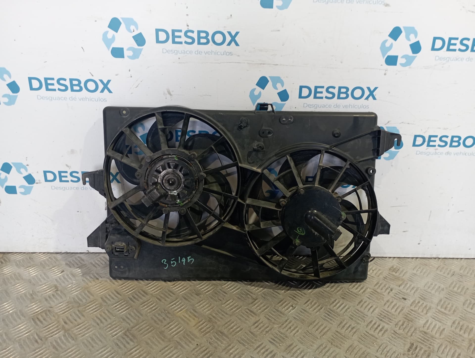 Recambio de ELECTROVENTILADOR para FORD MONDEO BERLINA (GD) Ambiente RFN referencia OEM IAM 93BB8C607 - AZUL